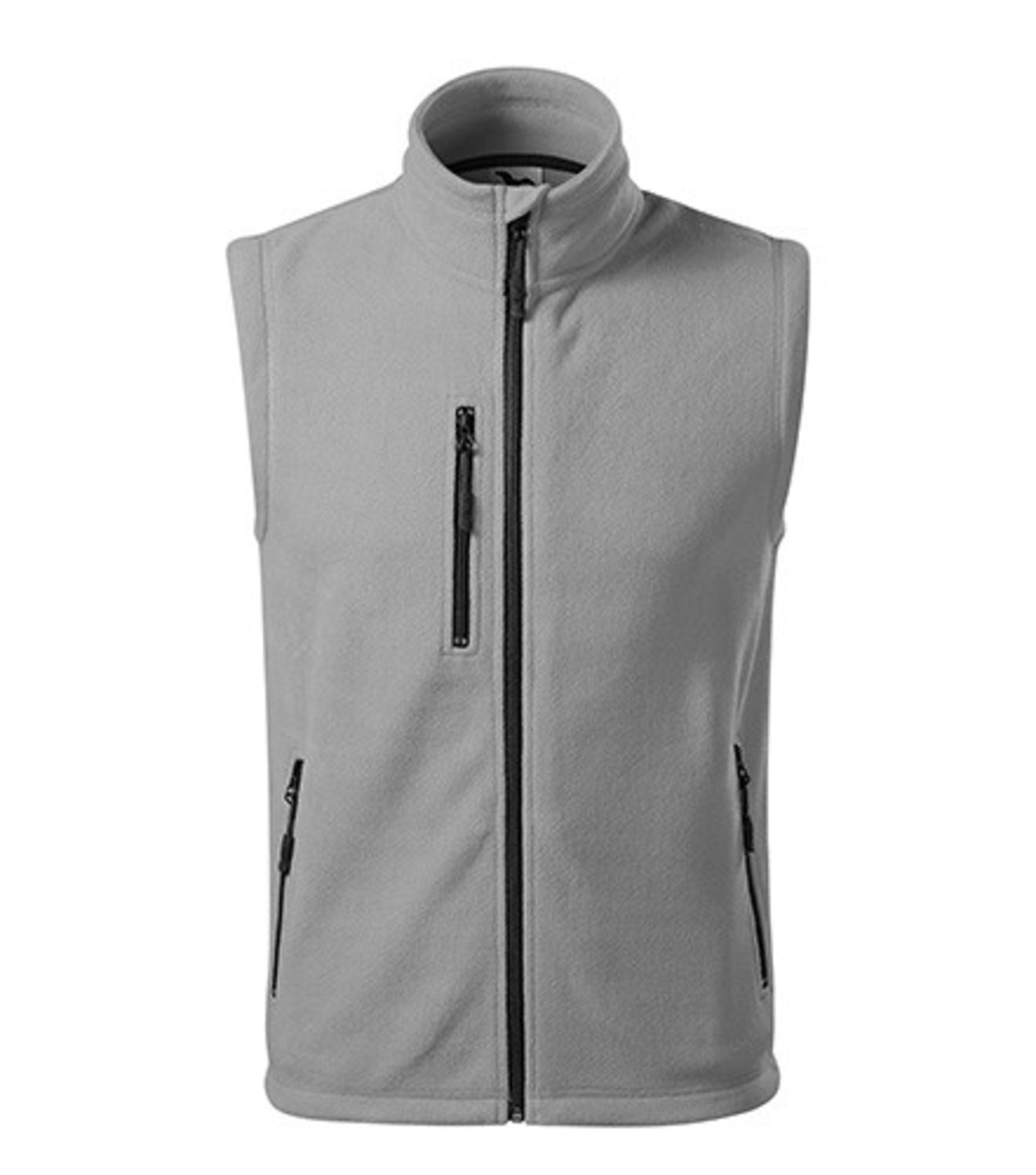 Unisex fleecová vesta Malfini Exit 525 - veľkosť: 3XL, farba: svetlosivá