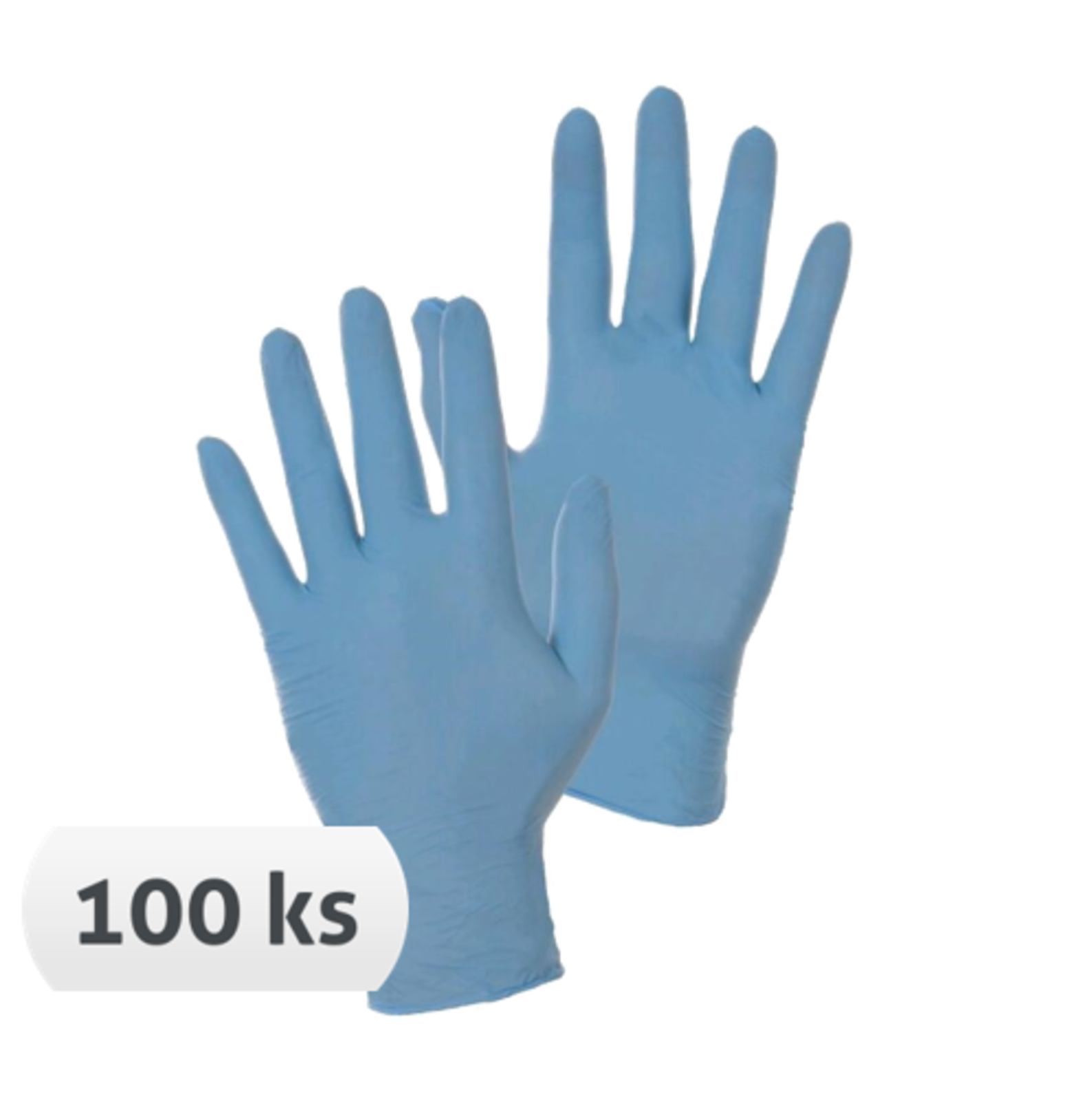 Jednorazové nitrilové rukavice Stern Eco nepúdrované 100 ks - veľkosť: 9/L, farba: modrá