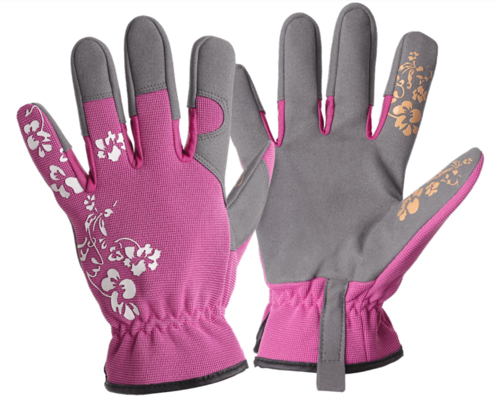 Kombinované pracovné rukavice CXS Picea - veľkosť: 7/S, farba: fialová