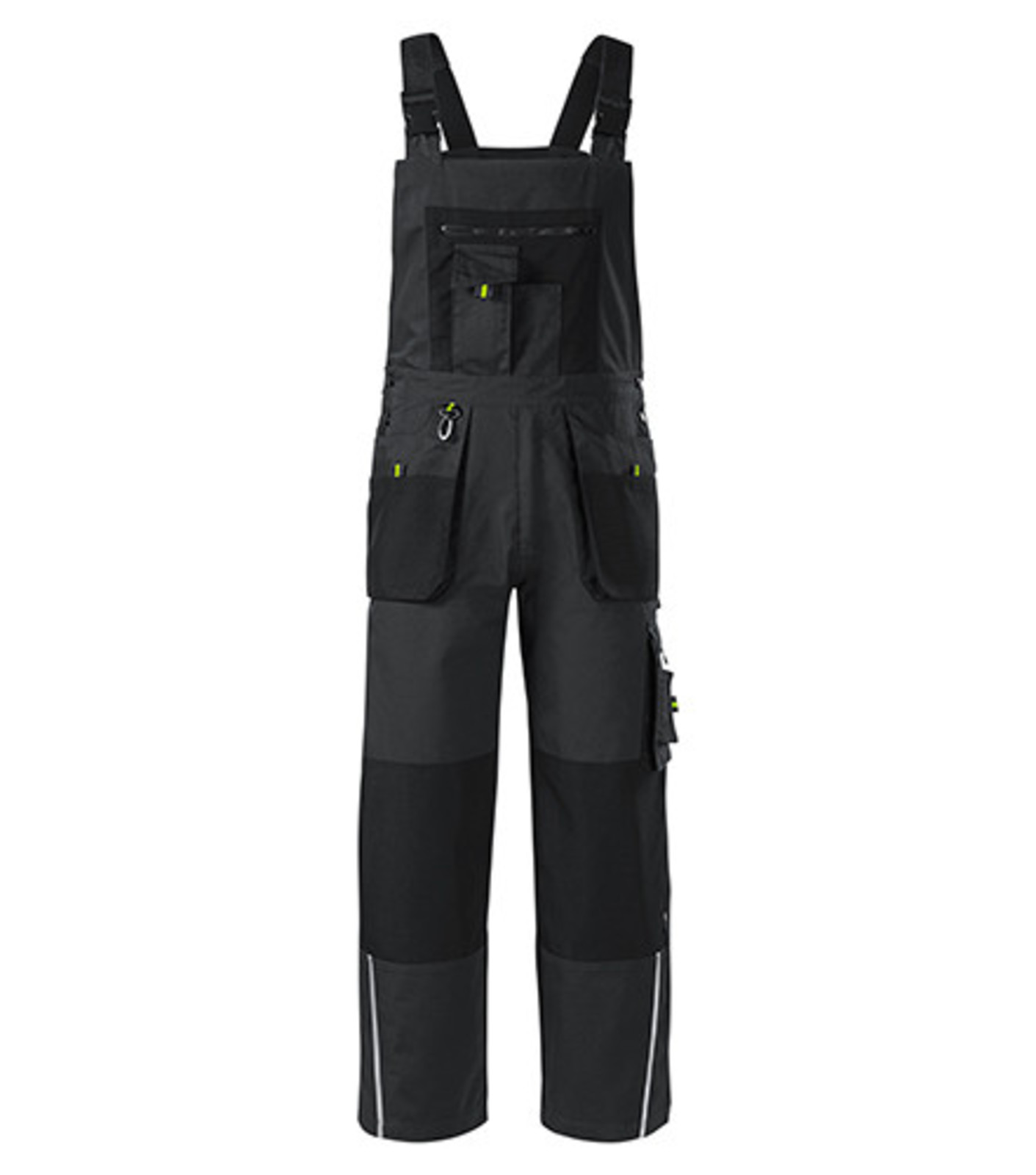 Montérkové nohavice s náprsenkou Adler Ranger W04 - veľkosť: 56-58, farba: šedá ebony