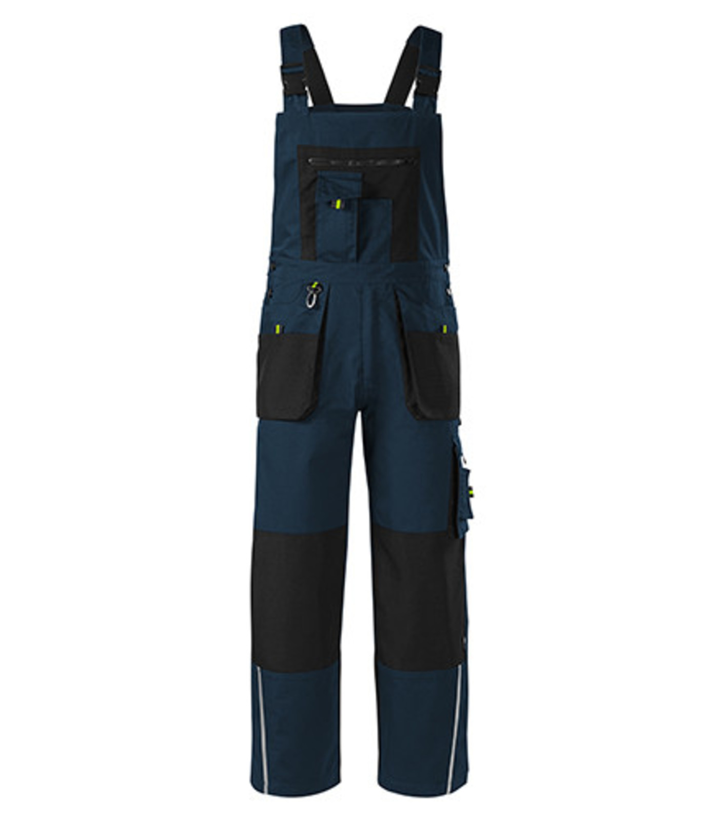 Montérkové nohavice s náprsenkou Adler Ranger W04 - veľkosť: 60-62, farba: tmavo modrá