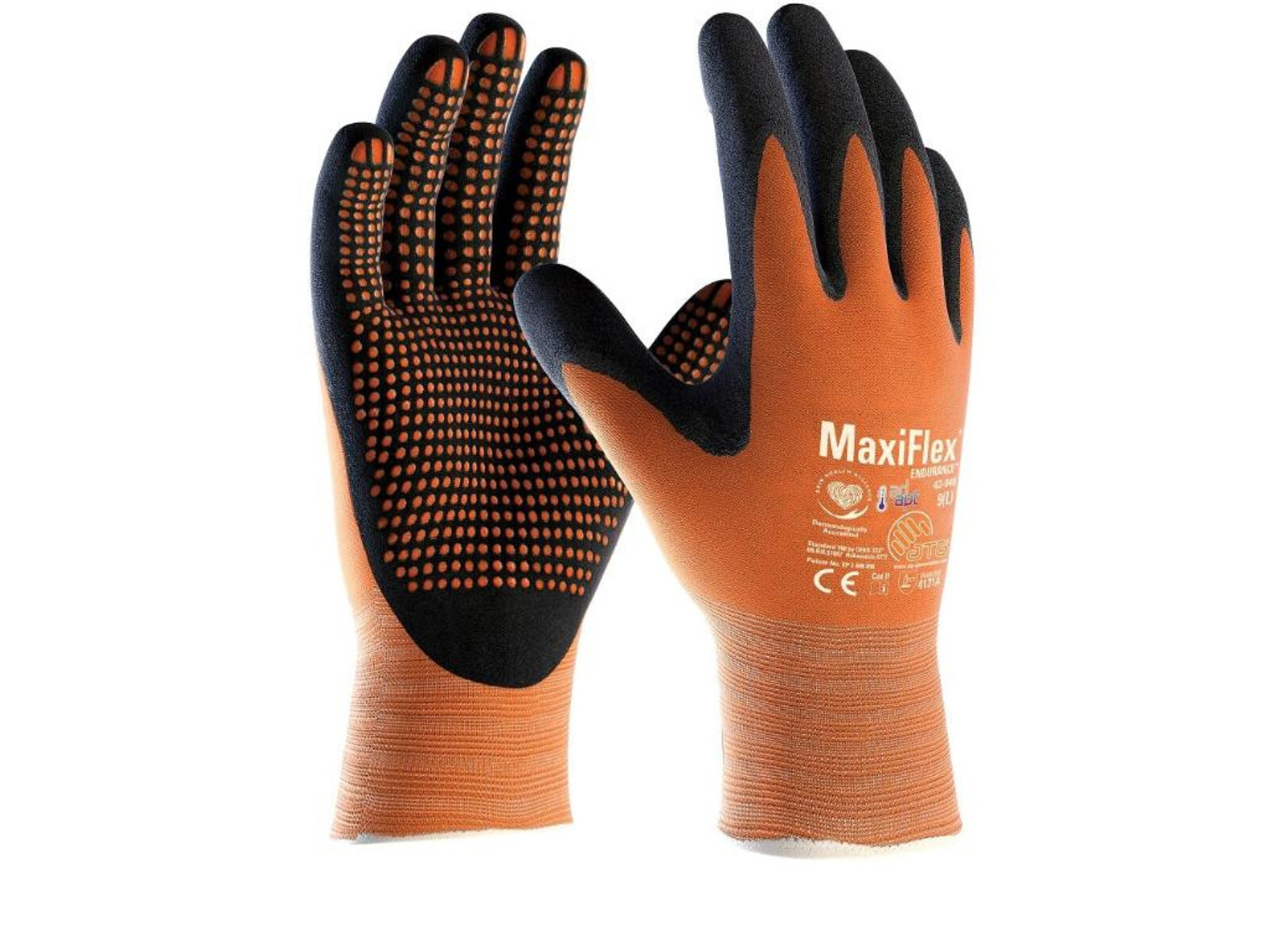 Nitrilové pracovné rukavice ATG MaxiFlex Endurance 42-848 (12 párov) - veľkosť: 11/XXL, farba: oranžová