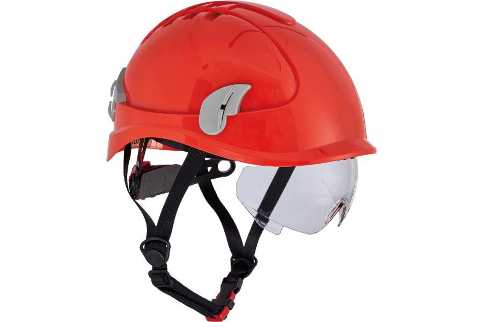 Ochranná prilba Alpinworker pre prácu vo výškach - farba: HV červená