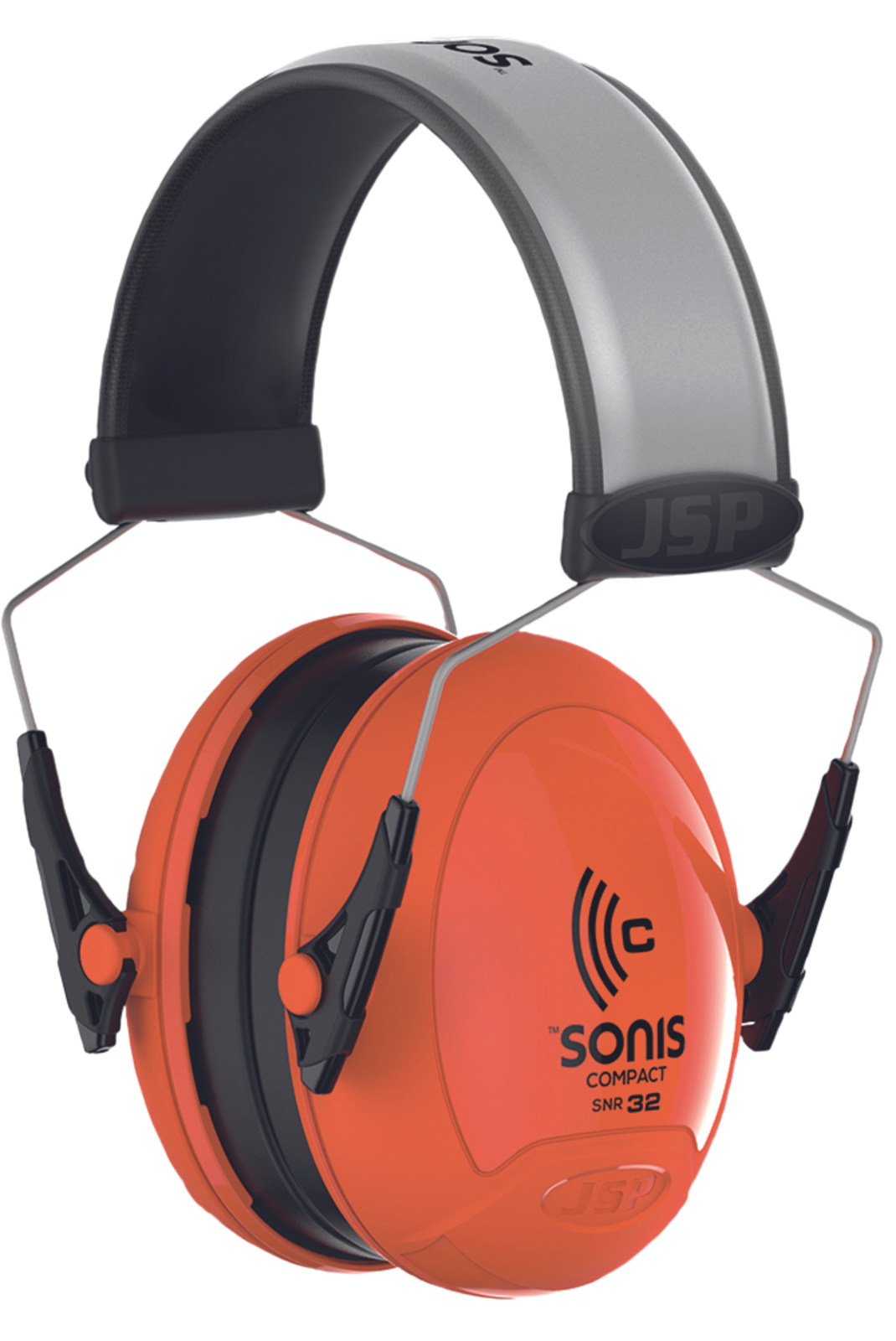Ochranné slúchadlá JSP Sonis Compact - veľkosť: UNI, farba: oranžová