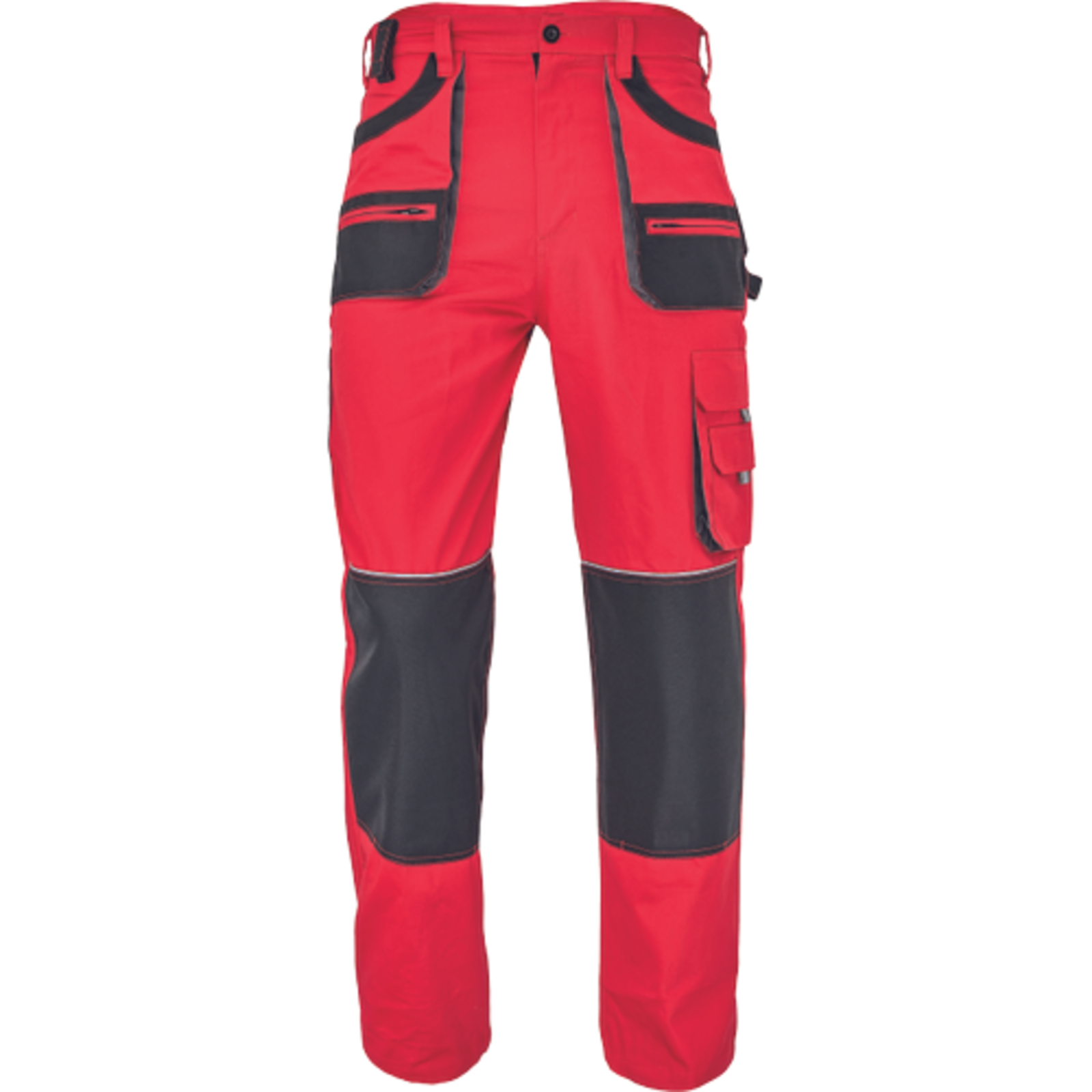 Odolné pracovné nohavice Cerva FF Hans - veľkosť: 46, farba: antracit/červená