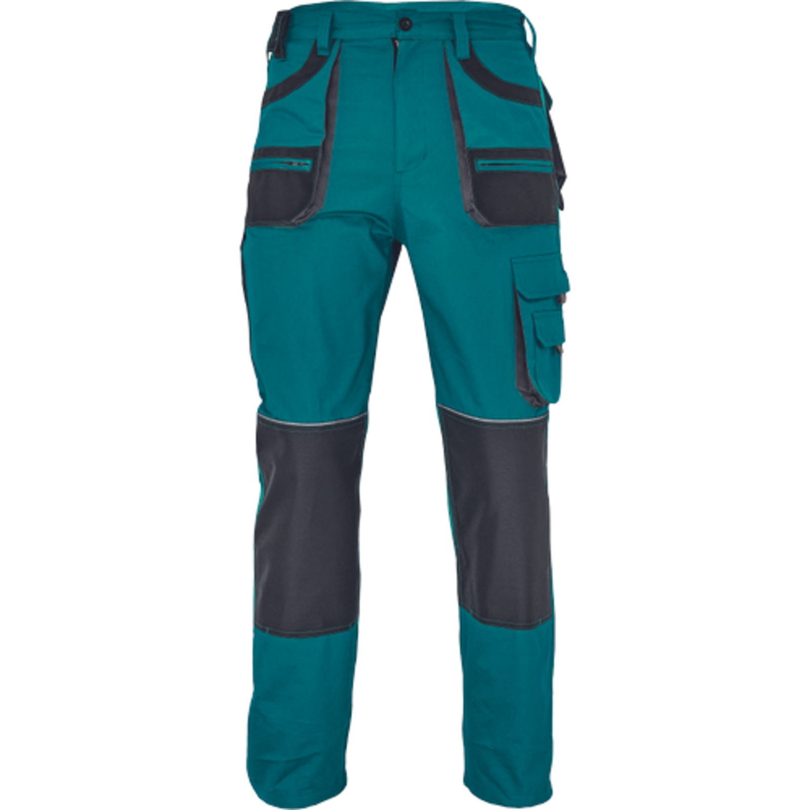 Odolné pracovné nohavice Cerva FF Hans - veľkosť: 64, farba: zelená/antracit