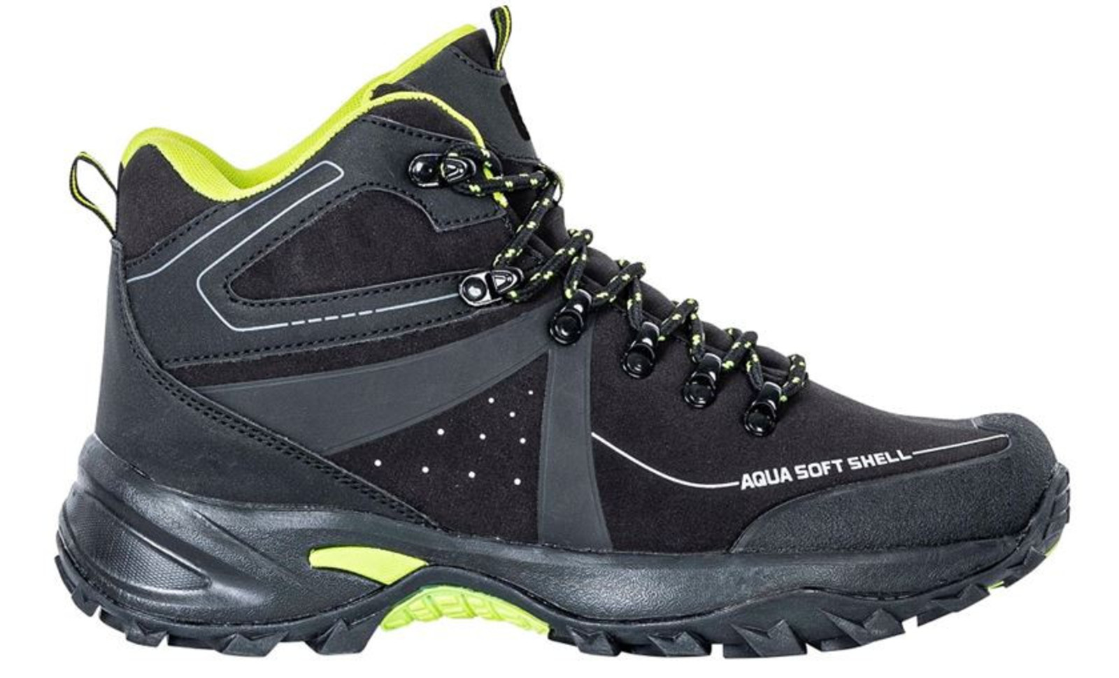 Outdoorová softshellová obuv Ardon Cross - veľkosť: 36, farba: čierna/zelená