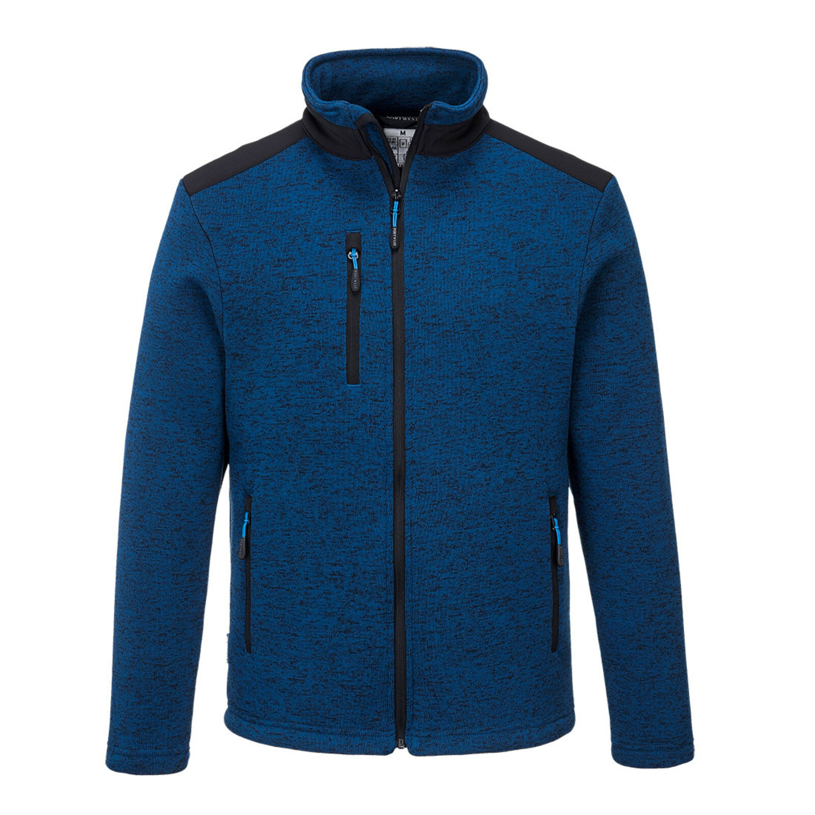 Pánska bunda Portwest KX3 Performance Fleece T830 - veľkosť: 3XL, farba: modrá/čierna