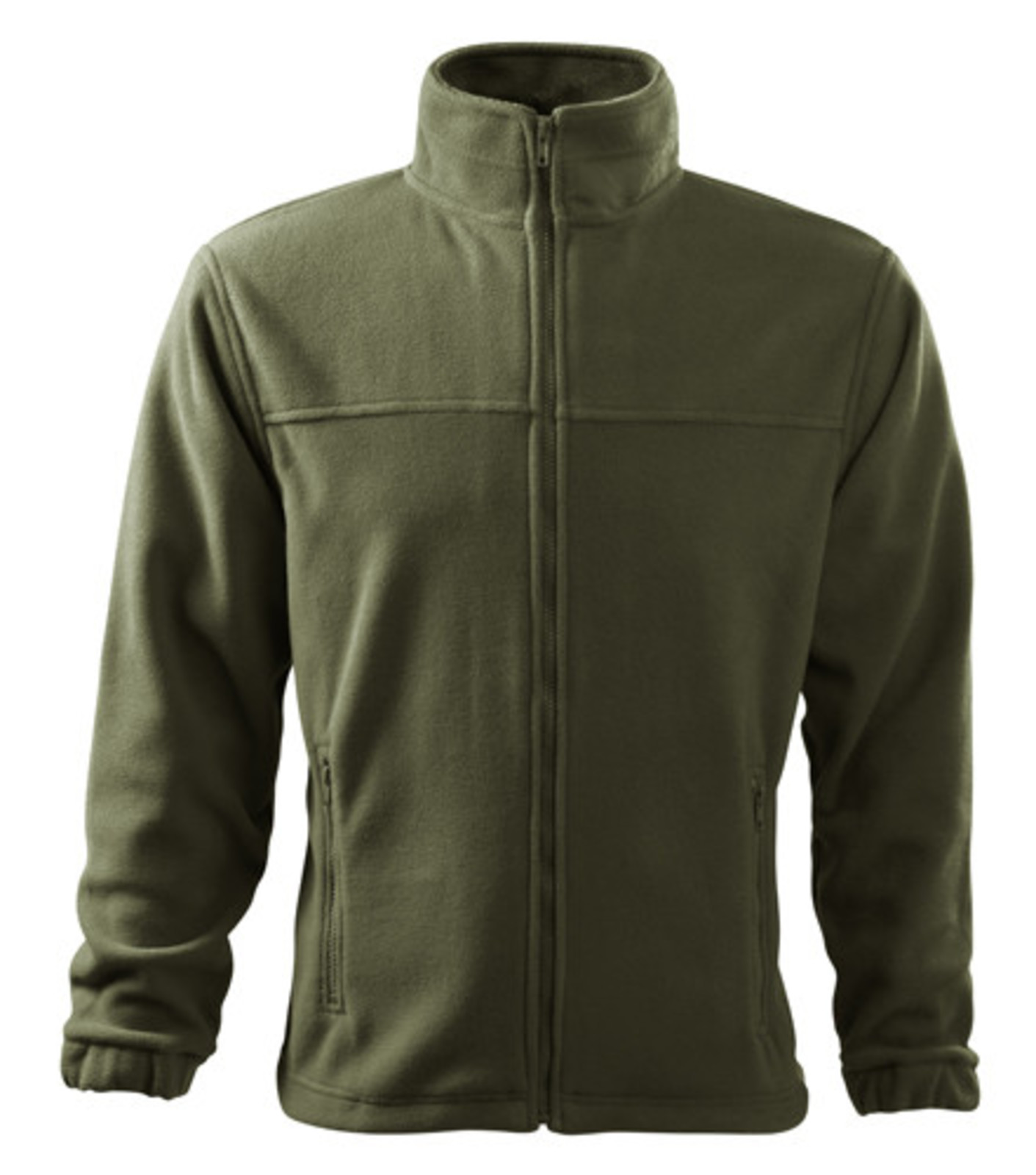 Pánska fleece mikina Rimeck Jacket 501 - veľkosť: XXL, farba: military