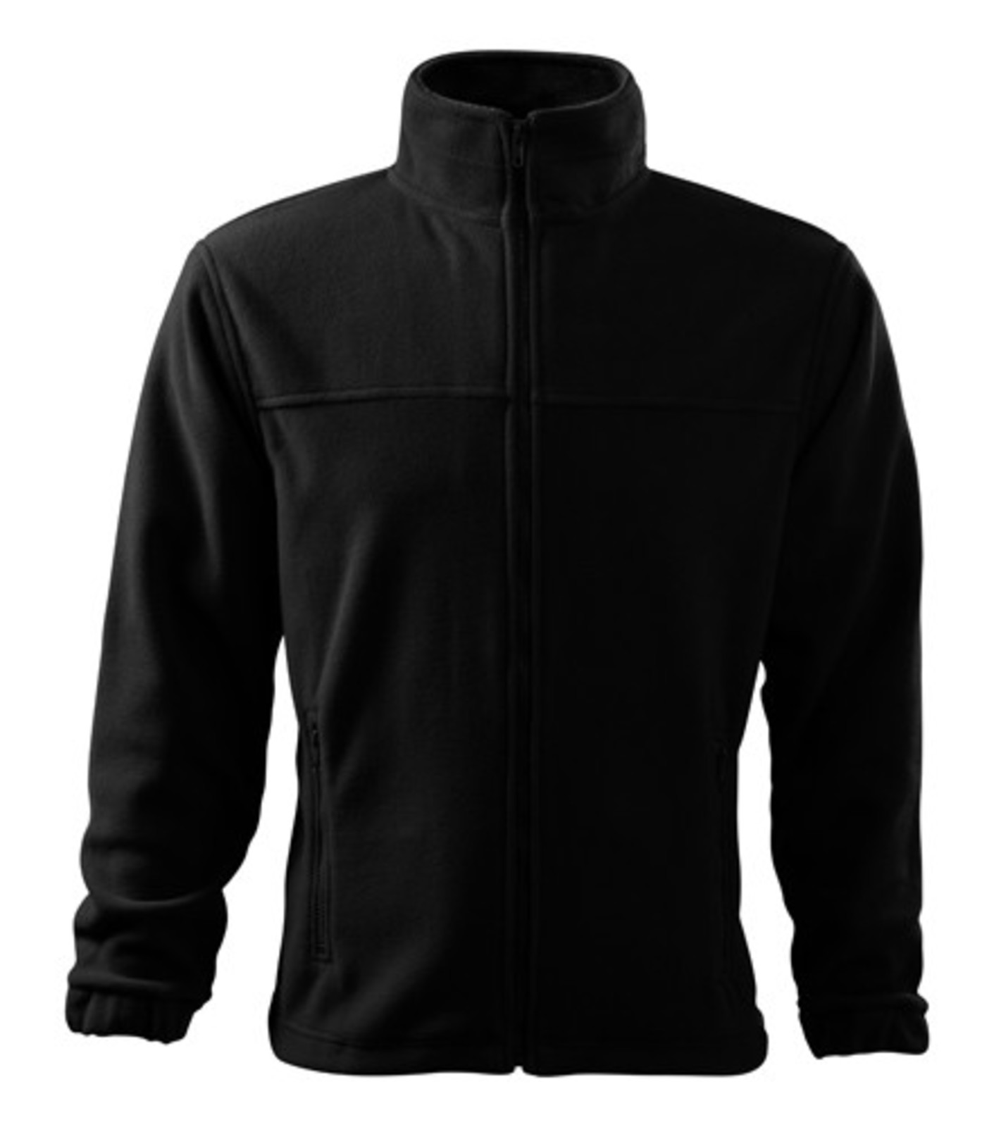 Pánska fleece mikina Rimeck Jacket 501 - veľkosť: M, farba: čierna
