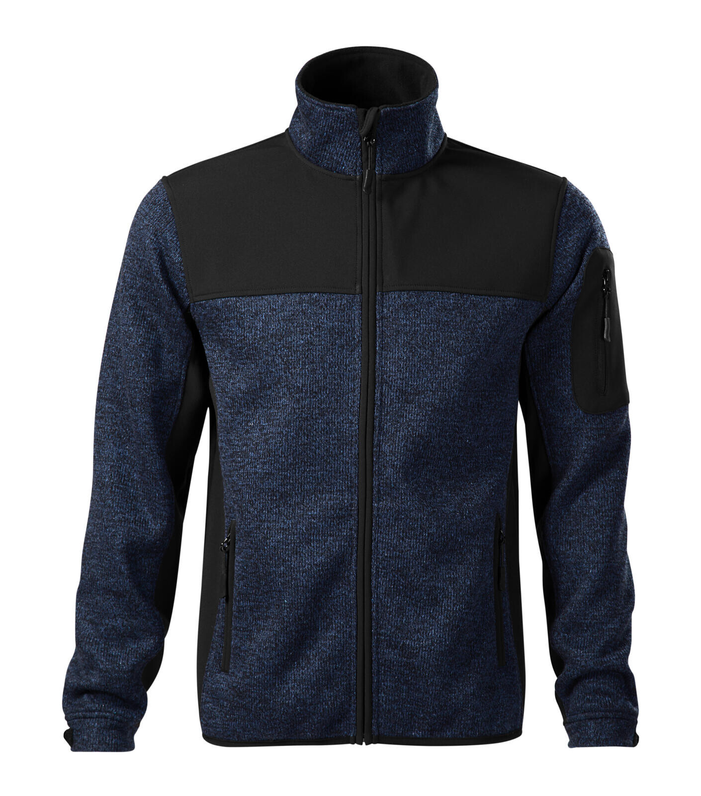 Pánska softshellová bunda Rimeck Casual 550 - veľkosť: L, farba: modrá knit