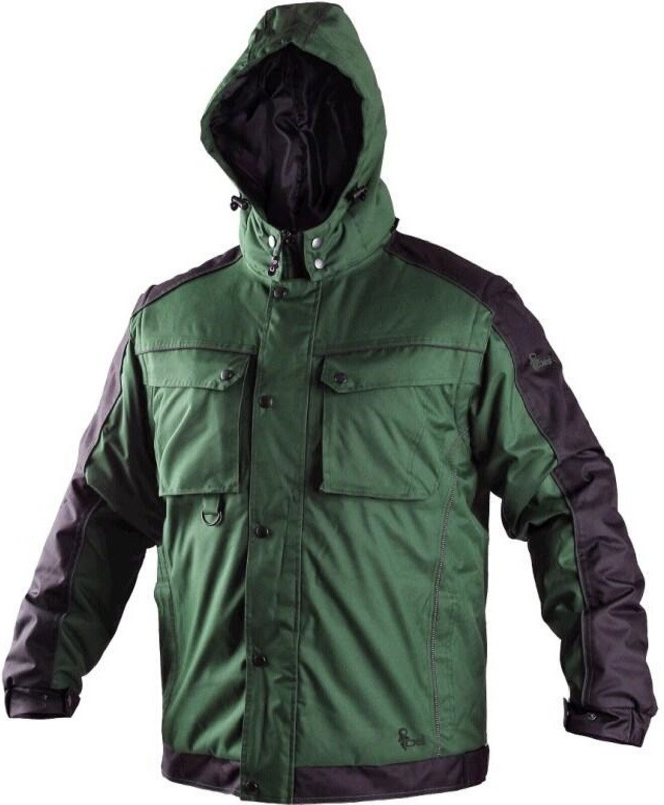 Pánska zimná bunda CXS Irvine 2v1 - veľkosť: M, farba: zelená/čierna