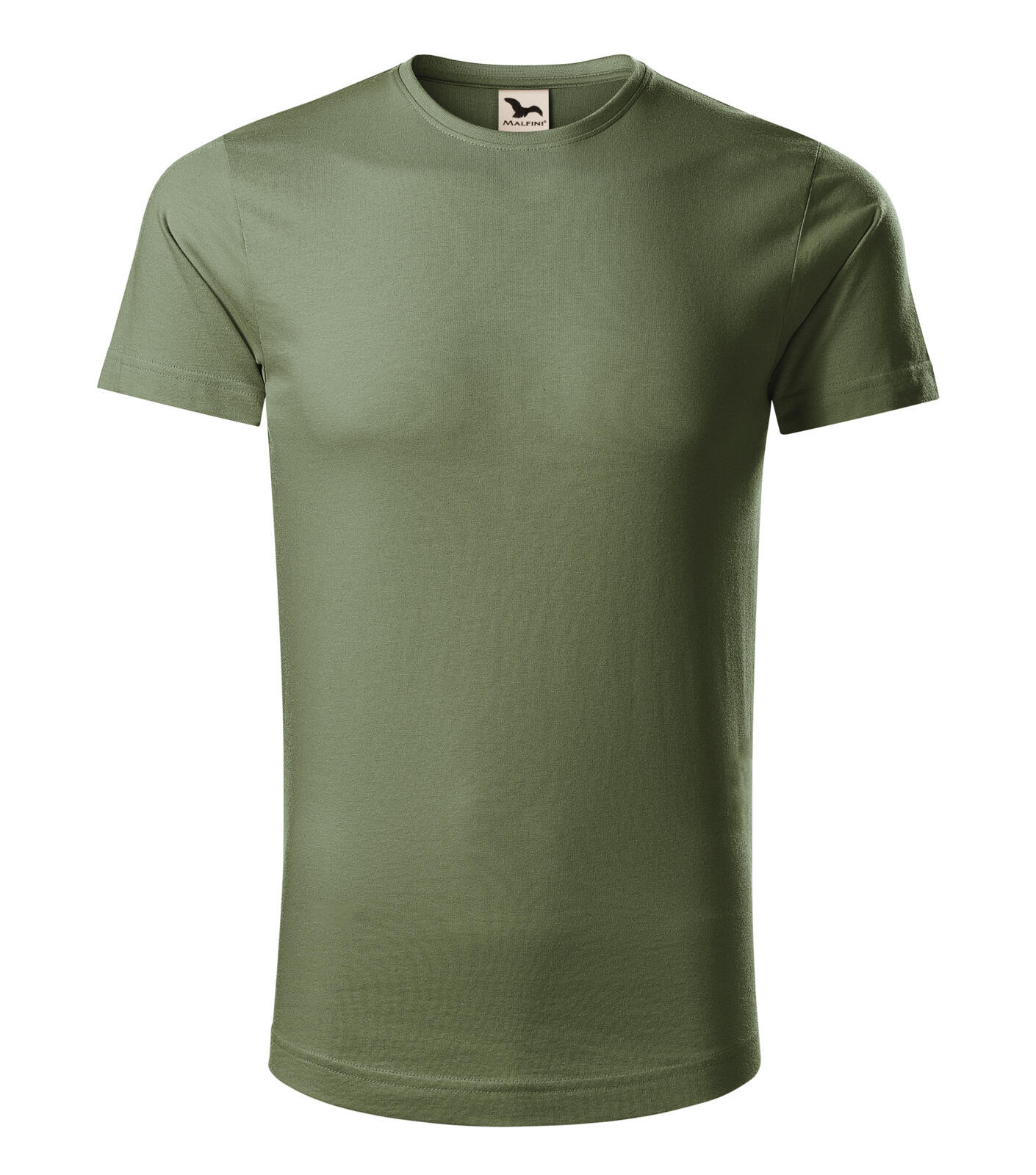 Pánske bavlnené tričko Malfini Origin 171 - veľkosť: M, farba: khaki