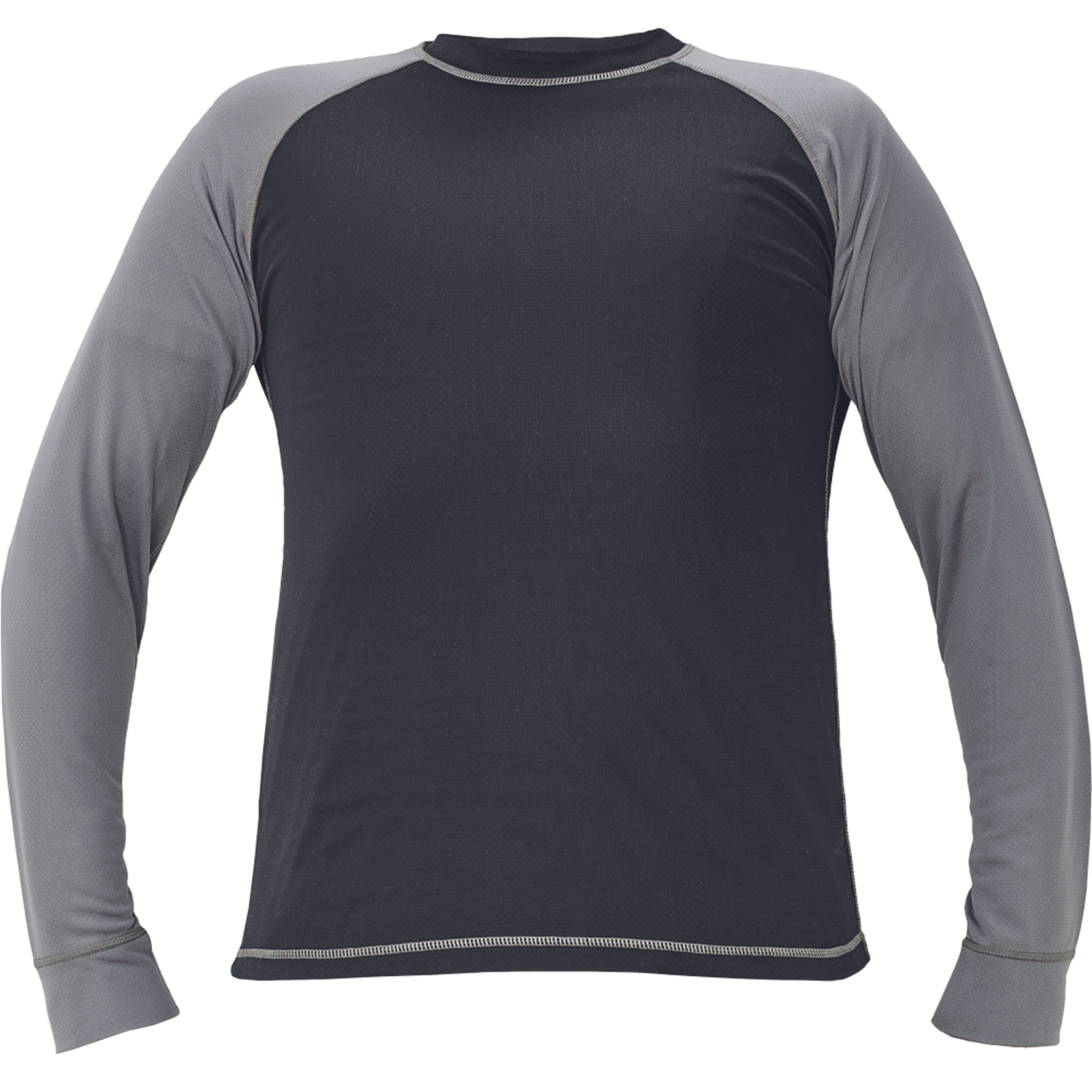 Pánske funkčné tričko Assent Don - veľkosť: 4XL, farba: sivá/čierna