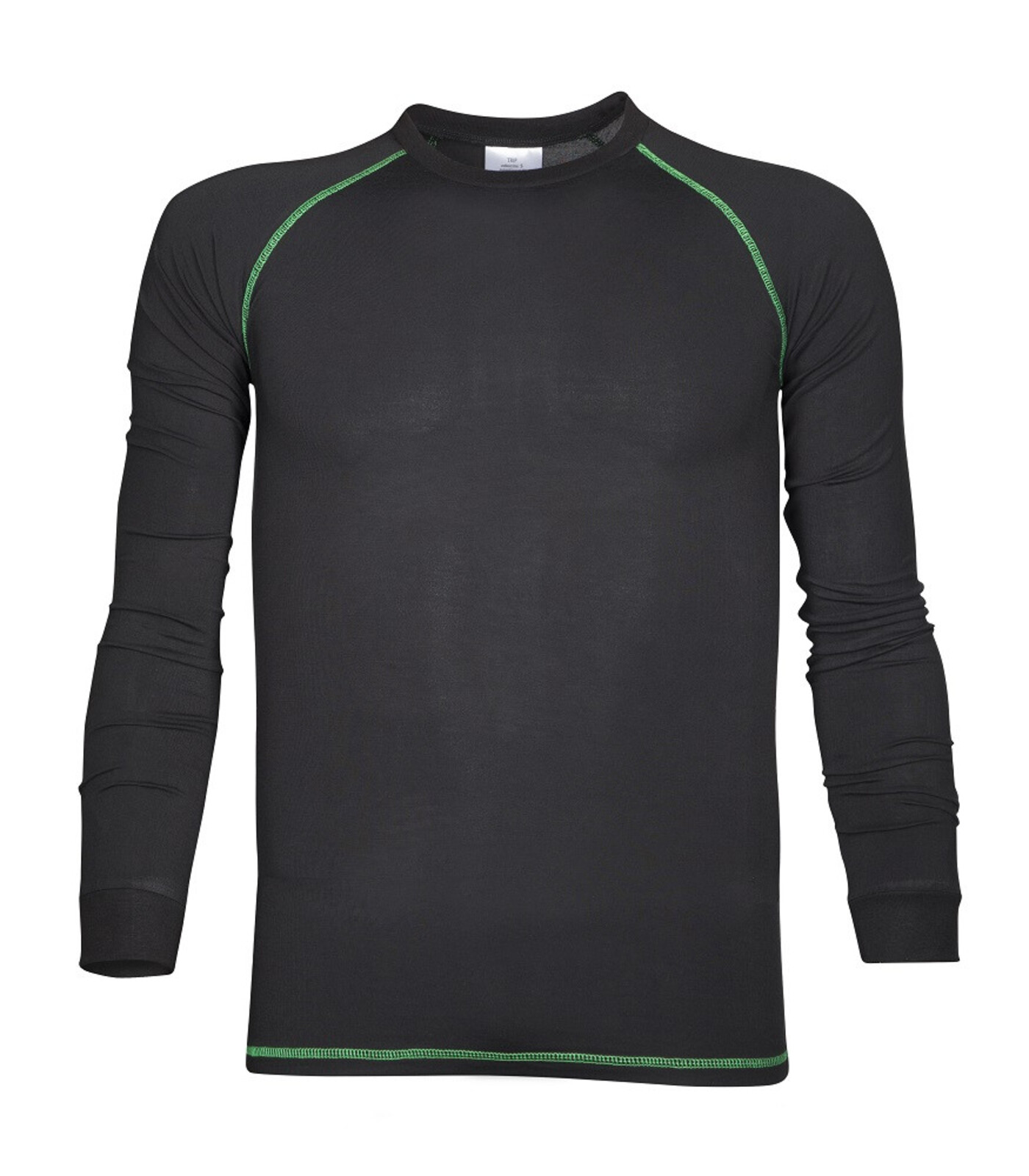 Pánske funkčné bambusové tričko s dlhým rukávom Ardon Trip - veľkosť: XL, farba: čierna/zelená