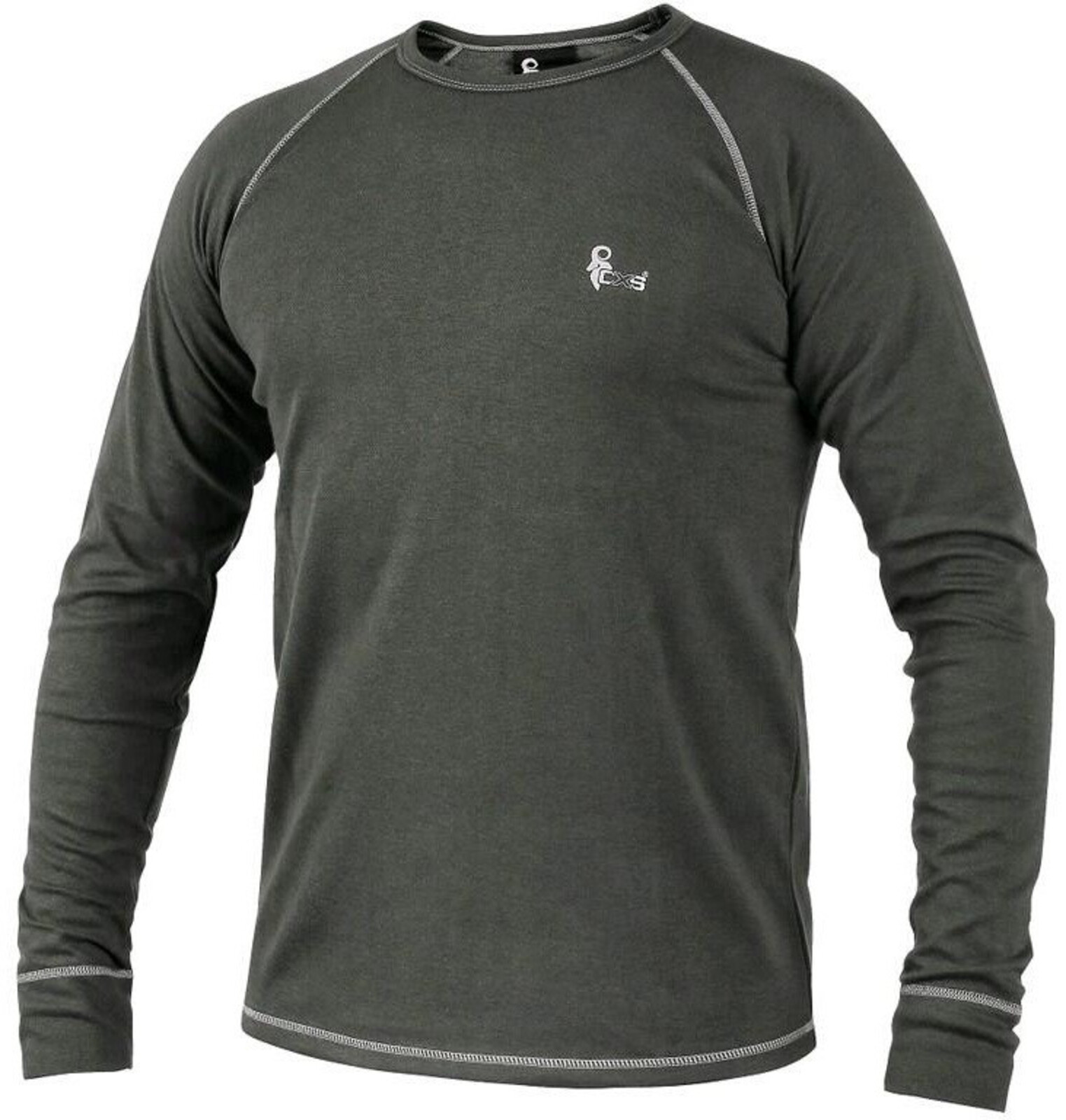 Pánske funkčné tričko s dlhým rukávom CXS Active - veľkosť: M, farba: sivá