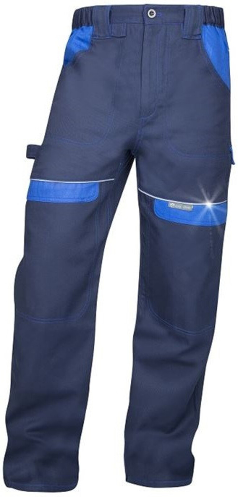 Pánske montérkové nohavice do pása Ardon Cool Trend - veľkosť: 60, farba: tmavomodrá/svetlomodrá