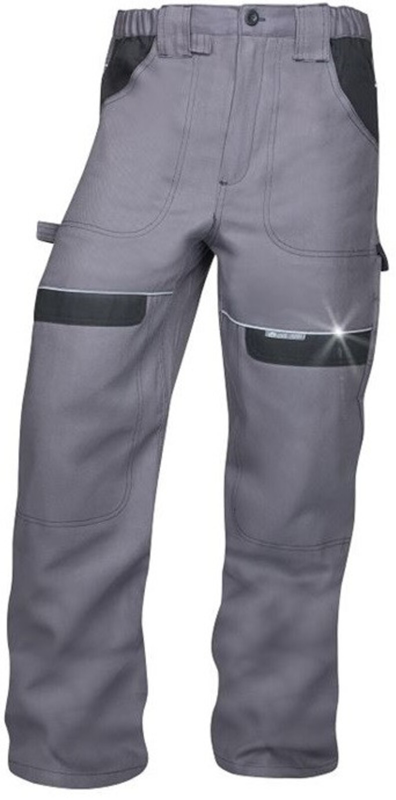 Pánske montérkové nohavice do pása Ardon Cool Trend - veľkosť: 52, farba: sivá/čierna