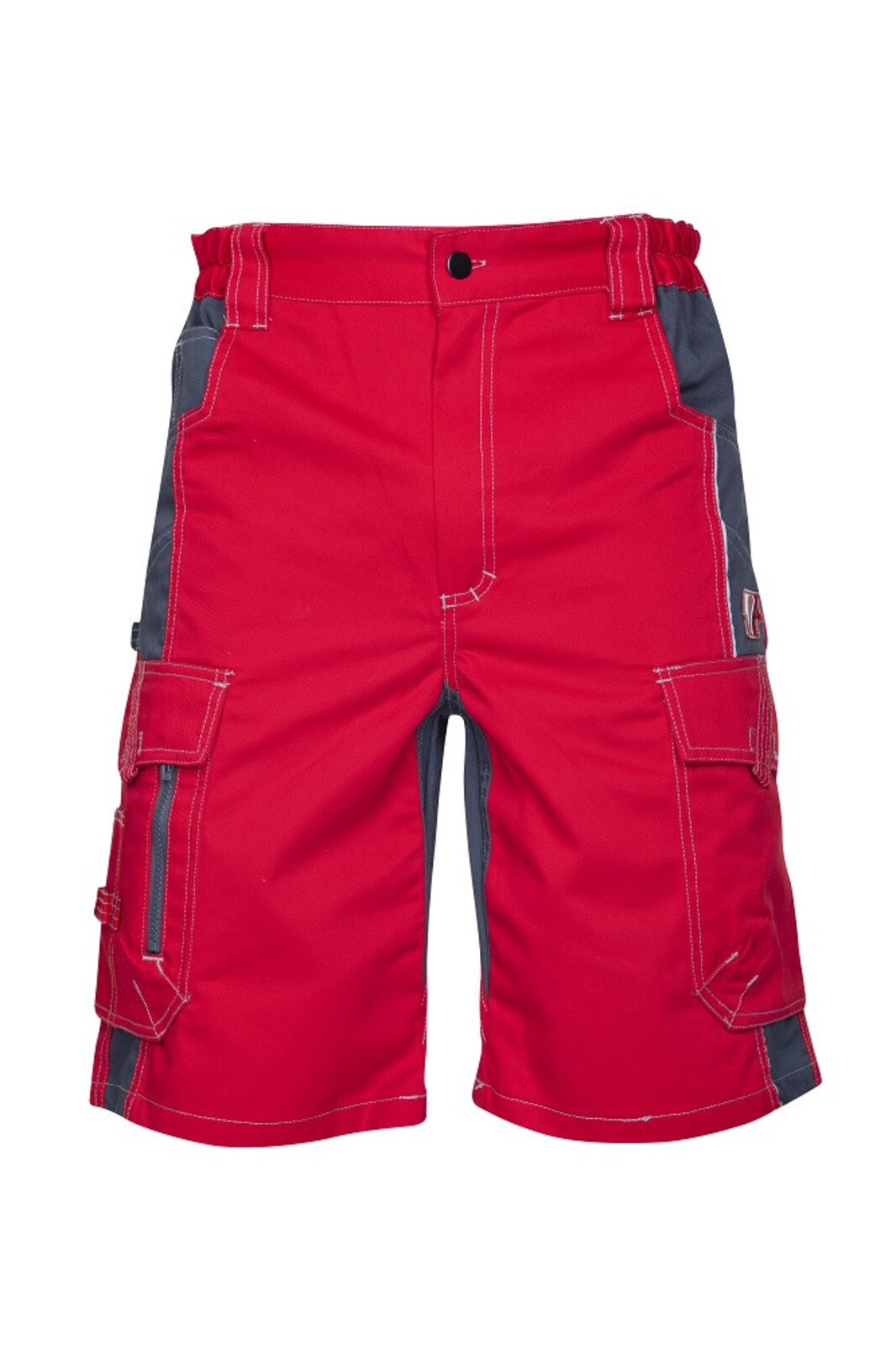 Pánske montérkové šortky Ardon Vision - veľkosť: 46, farba: červená/sivá