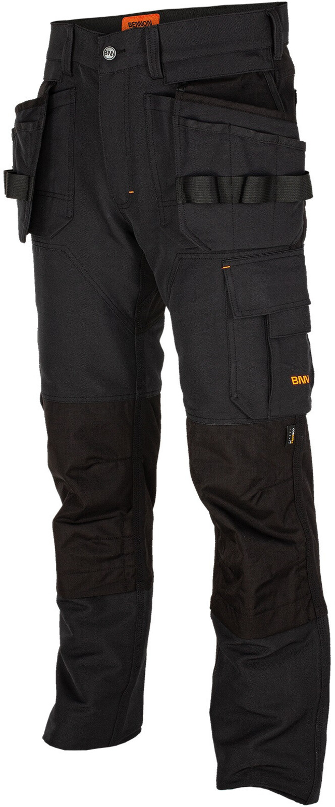 Pánské odolné strečové pracovné nohavice Bennon Erebos - veľkosť: 44, farba: čierna