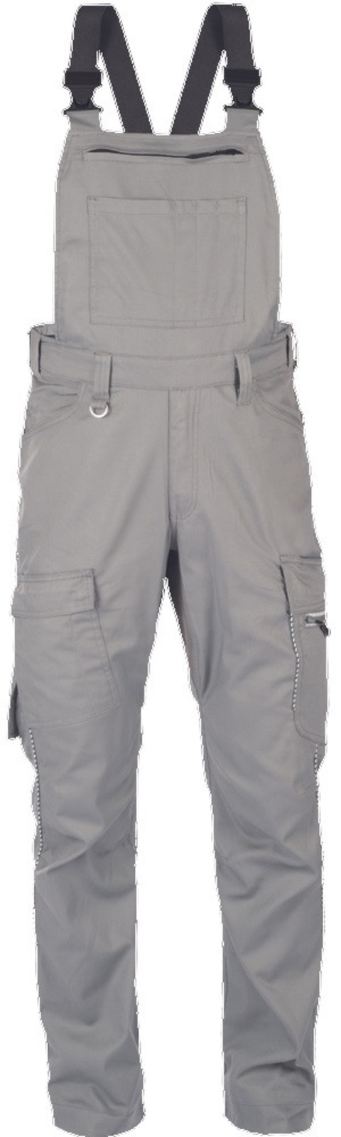 Pánske pracovné nohavice s náprsenkou Cerva Taurus Litz GRS - veľkosť: 42, farba: sivá