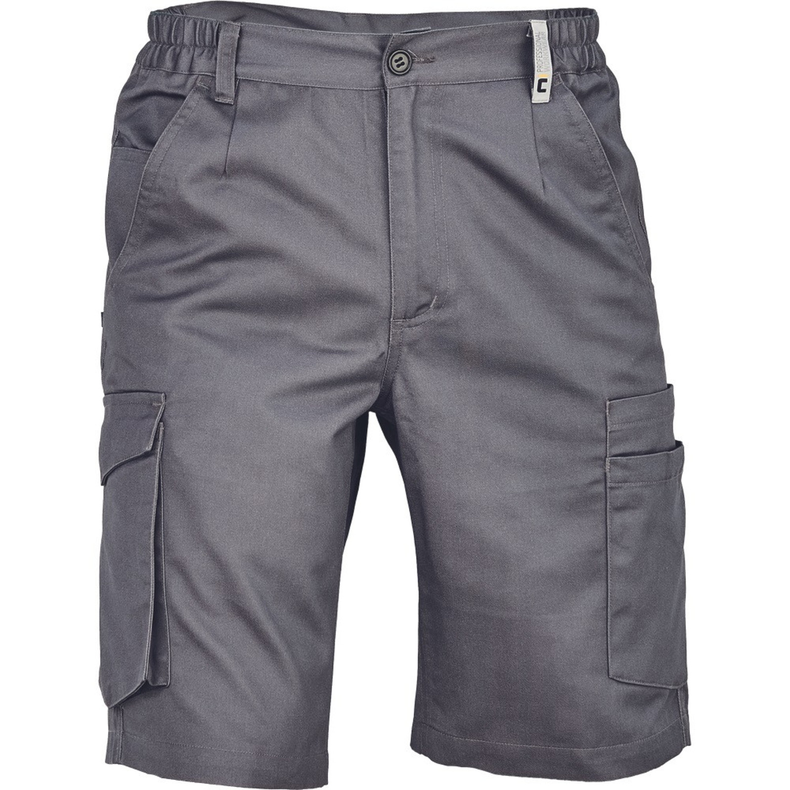 Pánske pracovné šortky Cerva Ciudades Basic Gijon - veľkosť: 64, farba: sivá