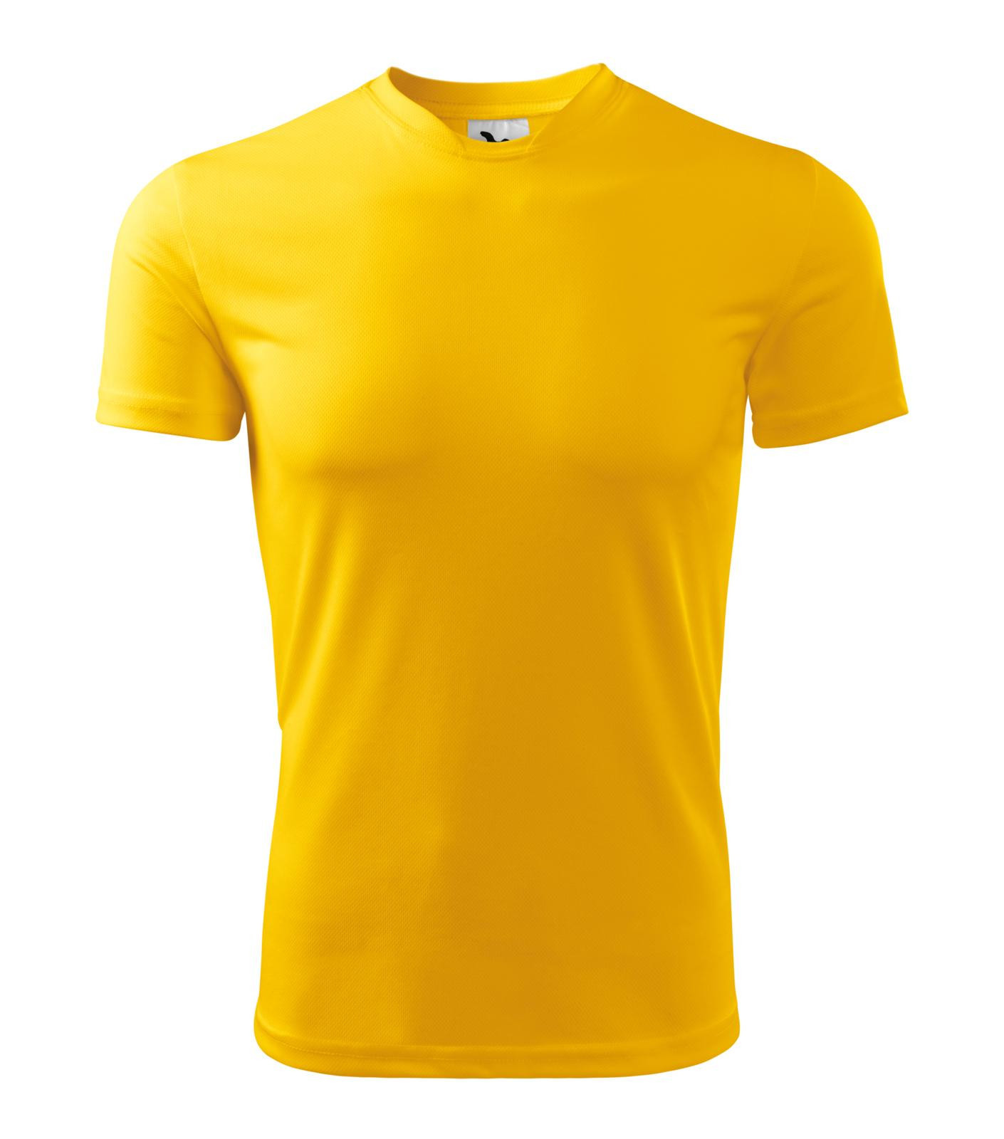Pánske rýchloschnúce tričko Malfini Fantasy 124 - veľkosť: L, farba: žltá