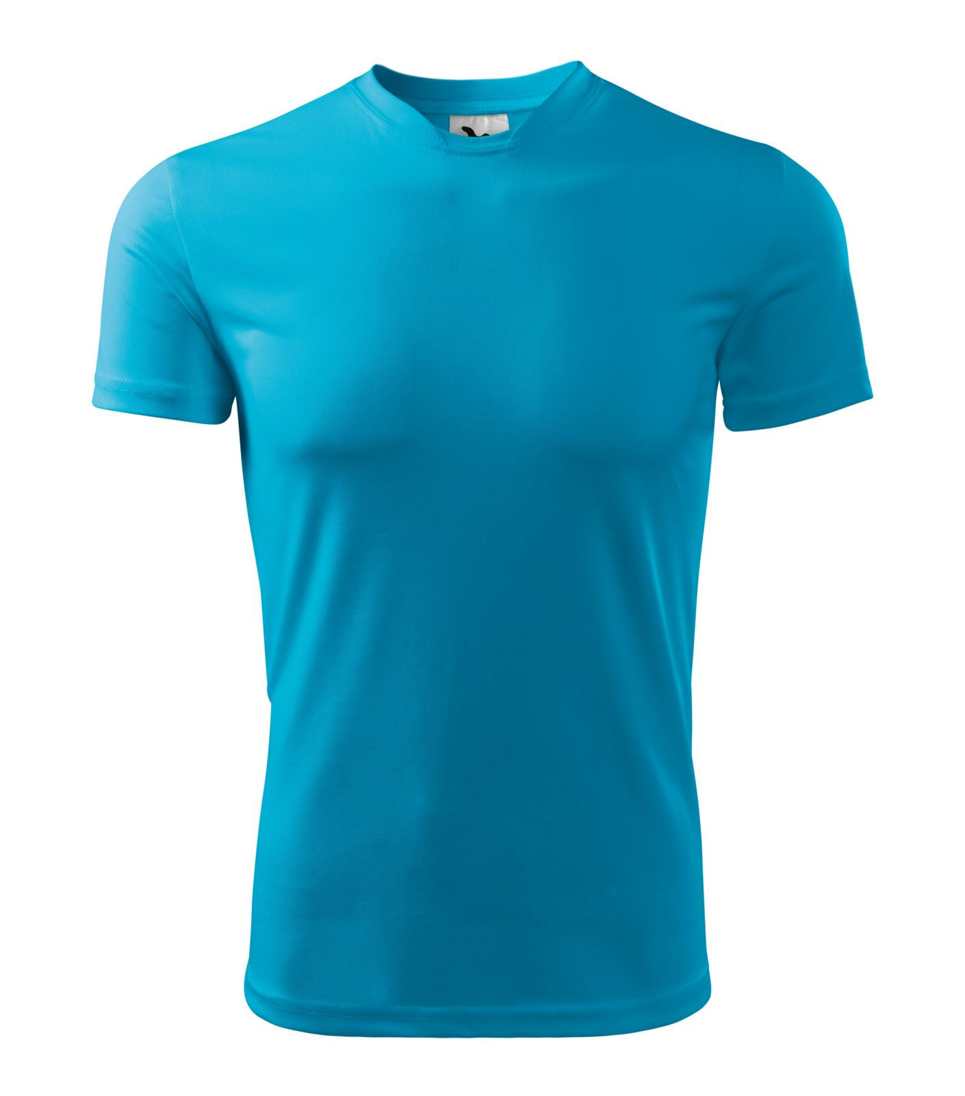 Pánske rýchloschnúce tričko Malfini Fantasy 124 - veľkosť: XL, farba: tyrkysová