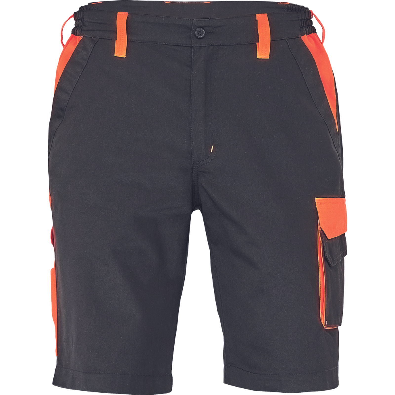 Pánske šortky Cerva Max Vivo - veľkosť: 66, farba: čierna/oranžová