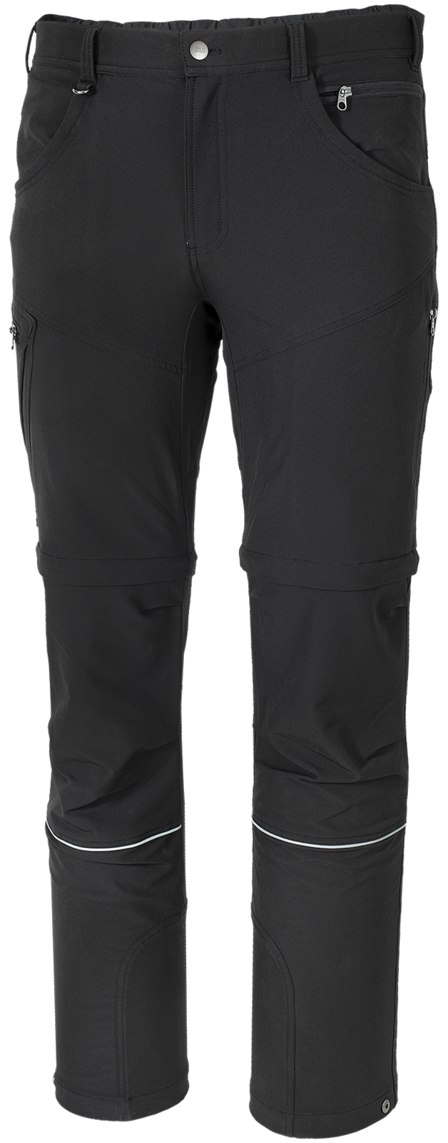 Pánske strečové nohavice 2v1 Bennon Fobos - veľkosť: 64, farba: čierna