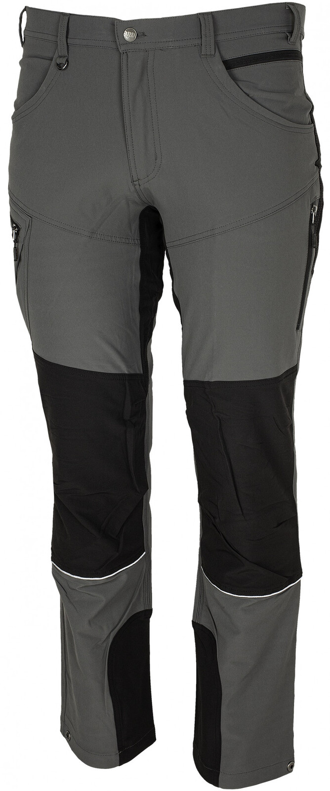 Pánske strečové nohavice Bennon Fobos - veľkosť: 60, farba: sivá/čierna