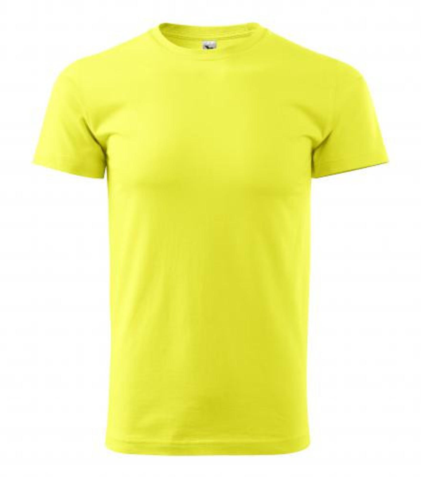Pánske tričko Malfini Basic 129 - veľkosť: M, farba: citrónová