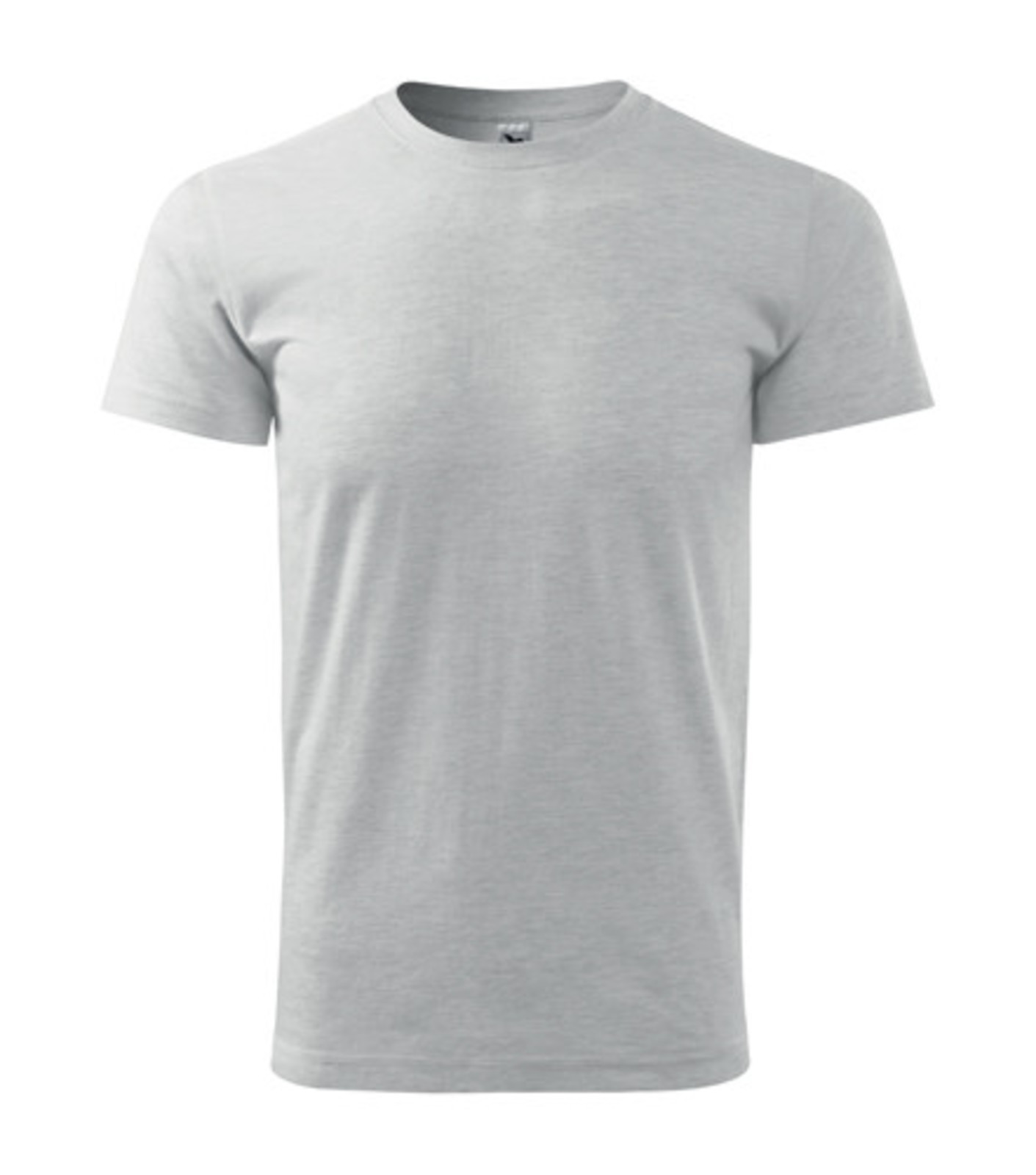 Pánske tričko Malfini Basic 129 - veľkosť: XS, farba: svetlosivý melír