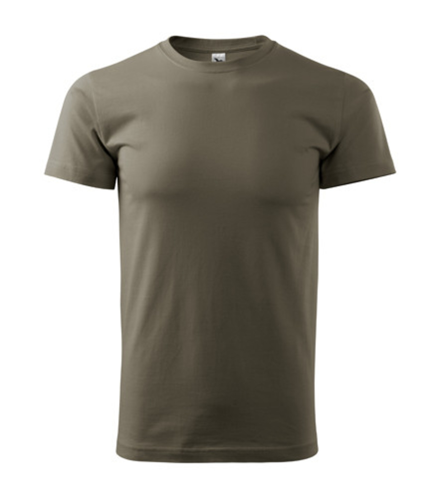 Pánske tričko Malfini Basic 129 - veľkosť: S, farba: army