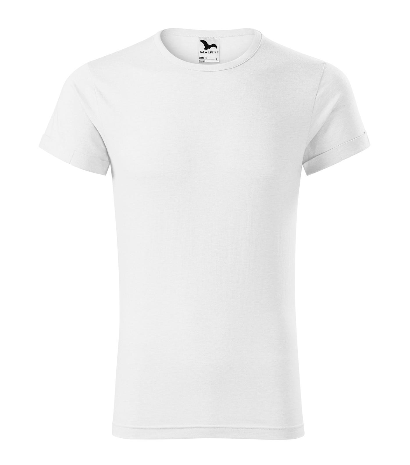 Pánske tričko Malfini Fusion 163 - veľkosť: XL, farba: biela