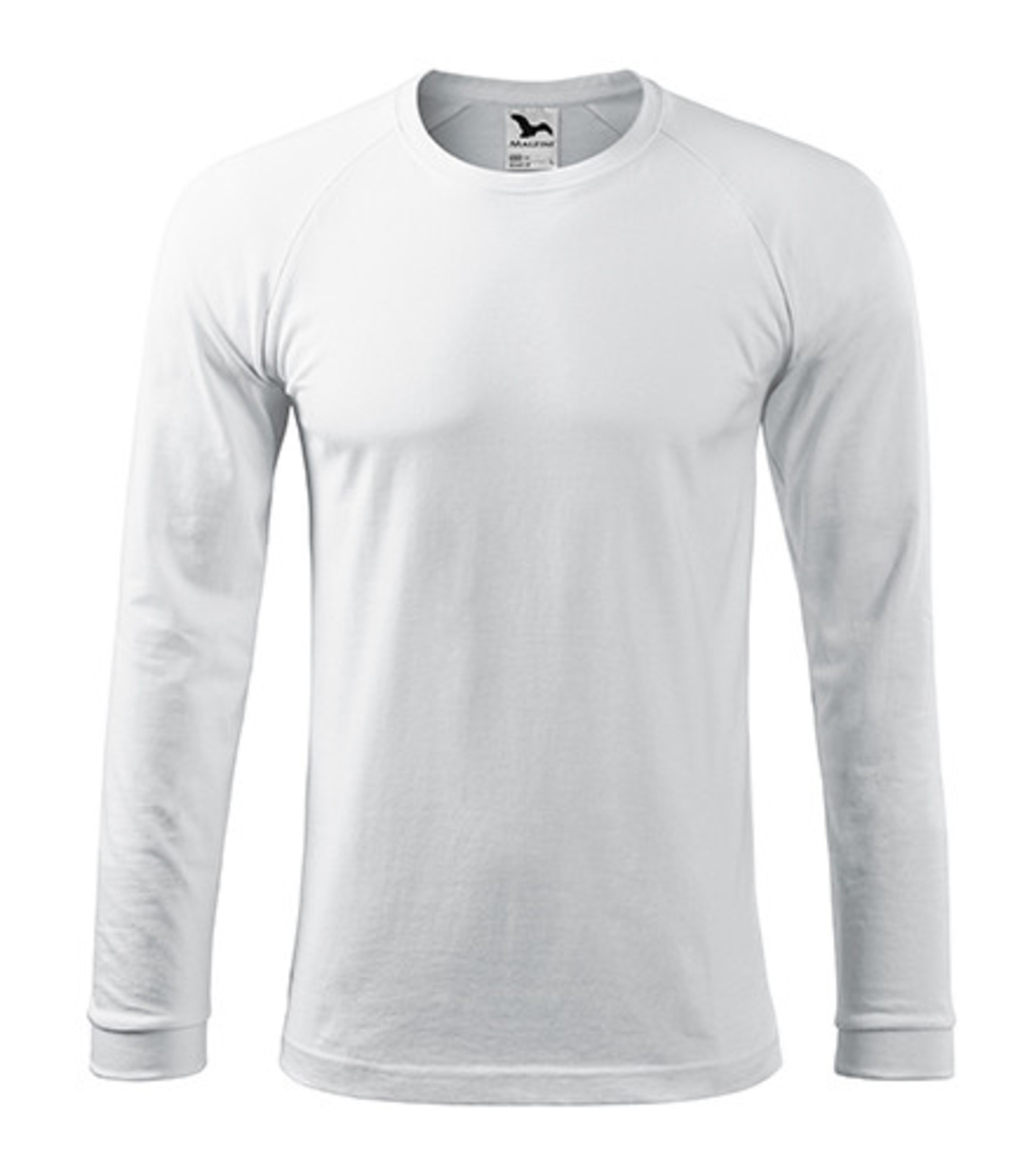 Unisex tričko s dlhým rukávom Rimeck Street LS 130 - veľkosť: M, farba: biela