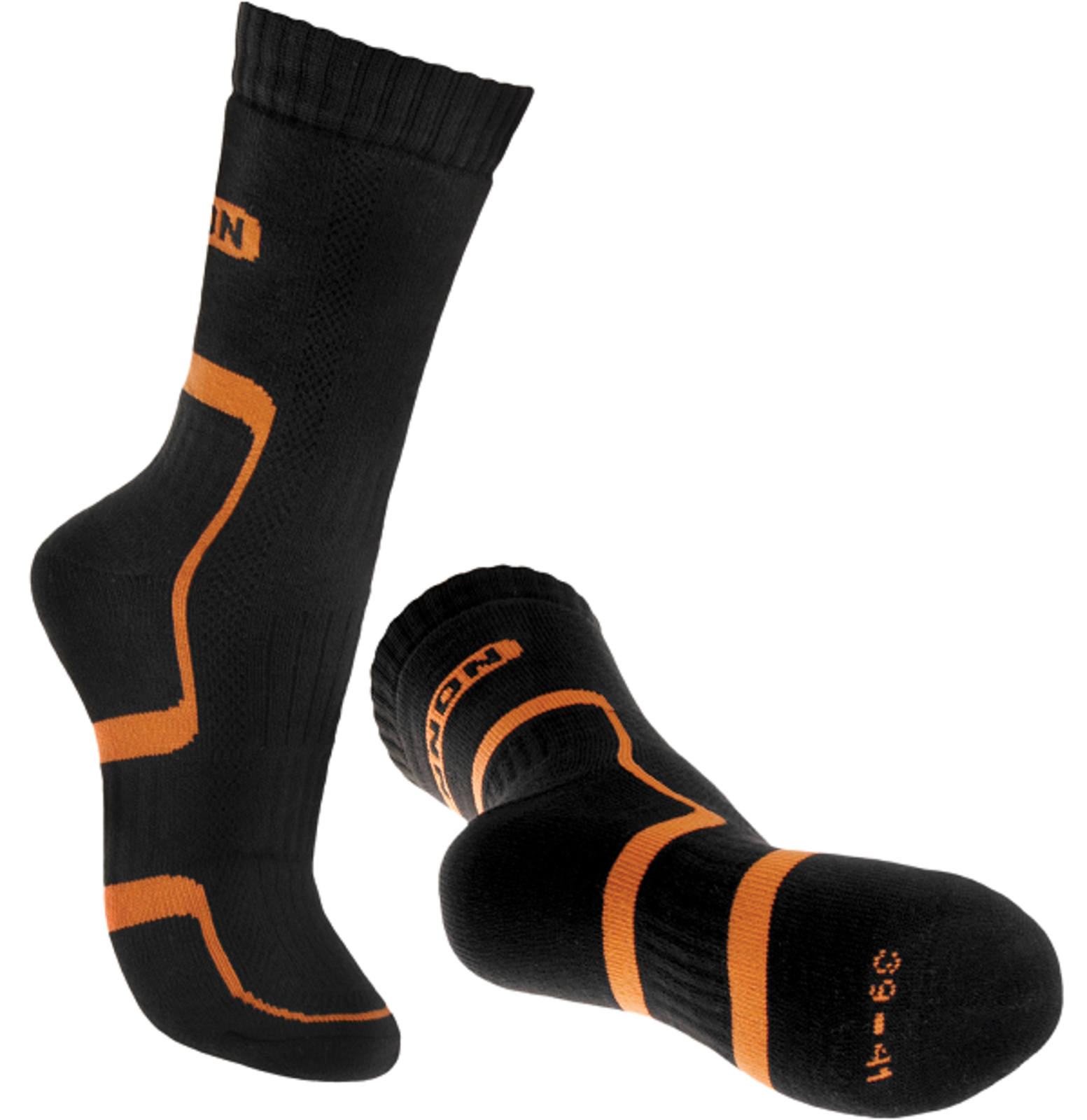 Ponožky Bennon Trek  - veľkosť: 36-38, farba: čierna/oranžová