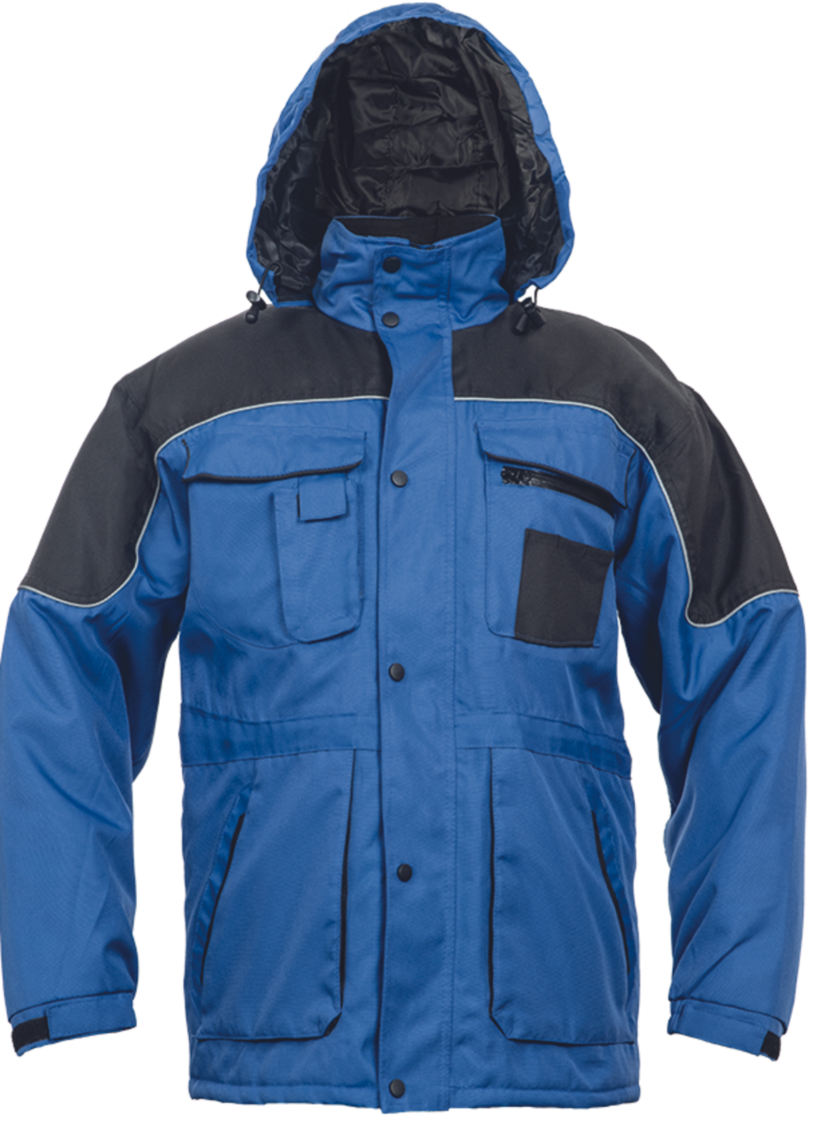 Pracovná bunda Ultimo pánska - veľkosť: M, farba: modrá/čierna