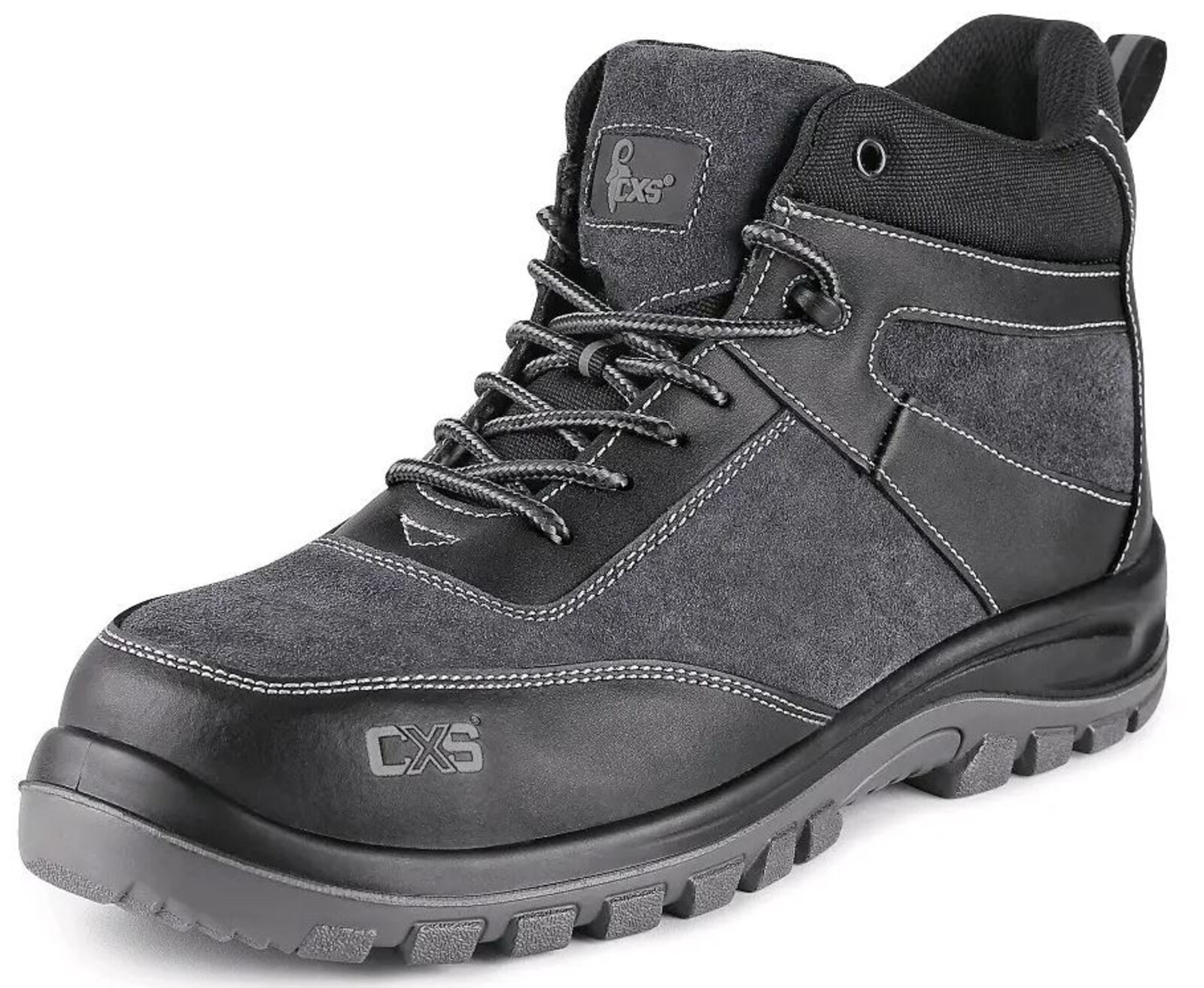 Pracovná členková obuv CXS Profit Win O1 FO SRC - veľkosť: 45, farba: čierna/sivá