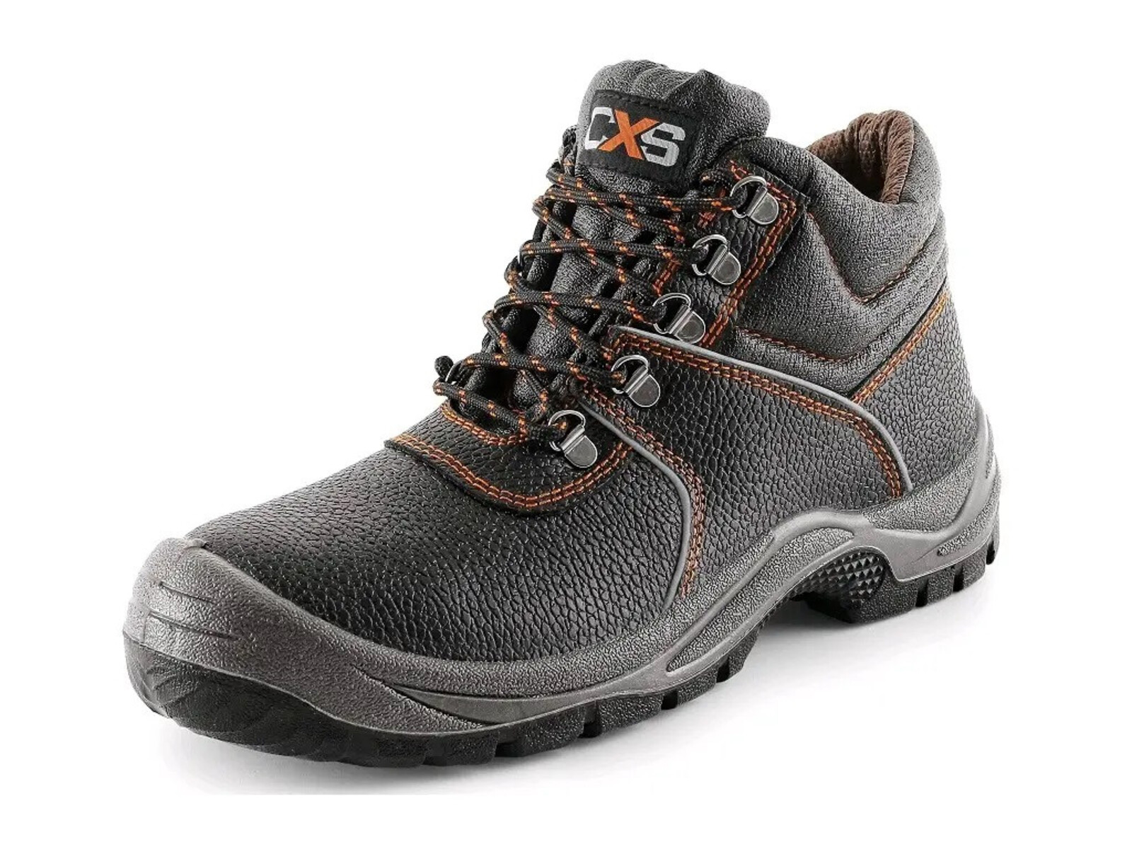 Pracovná členková obuv CXS Stone Apatit O2 FO SRC - veľkosť: 39, farba: čierna/oranžová