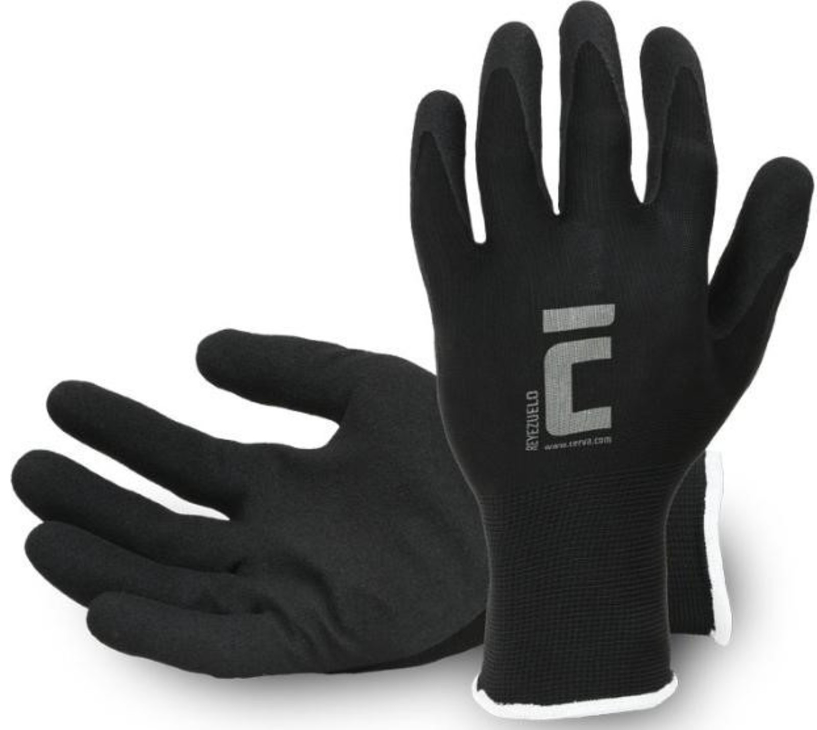 Pracovné rukavice Cerva Reyezuelo - veľkosť: 8/M, farba: čierna