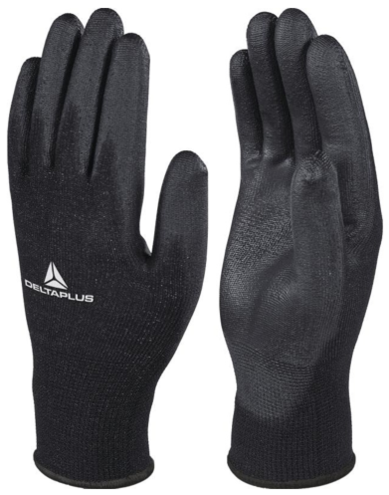 Pracovné rukavice Delta Plus VE702PN - veľkosť: 10/XL, farba: čierna
