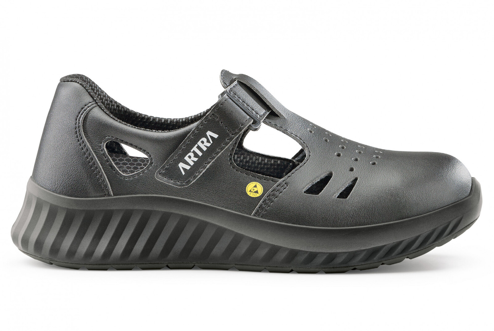 Pracovné sandále Artra Armen 9007 6660 O1 FO SRC ESD MF - veľkosť: 42, farba: čierna