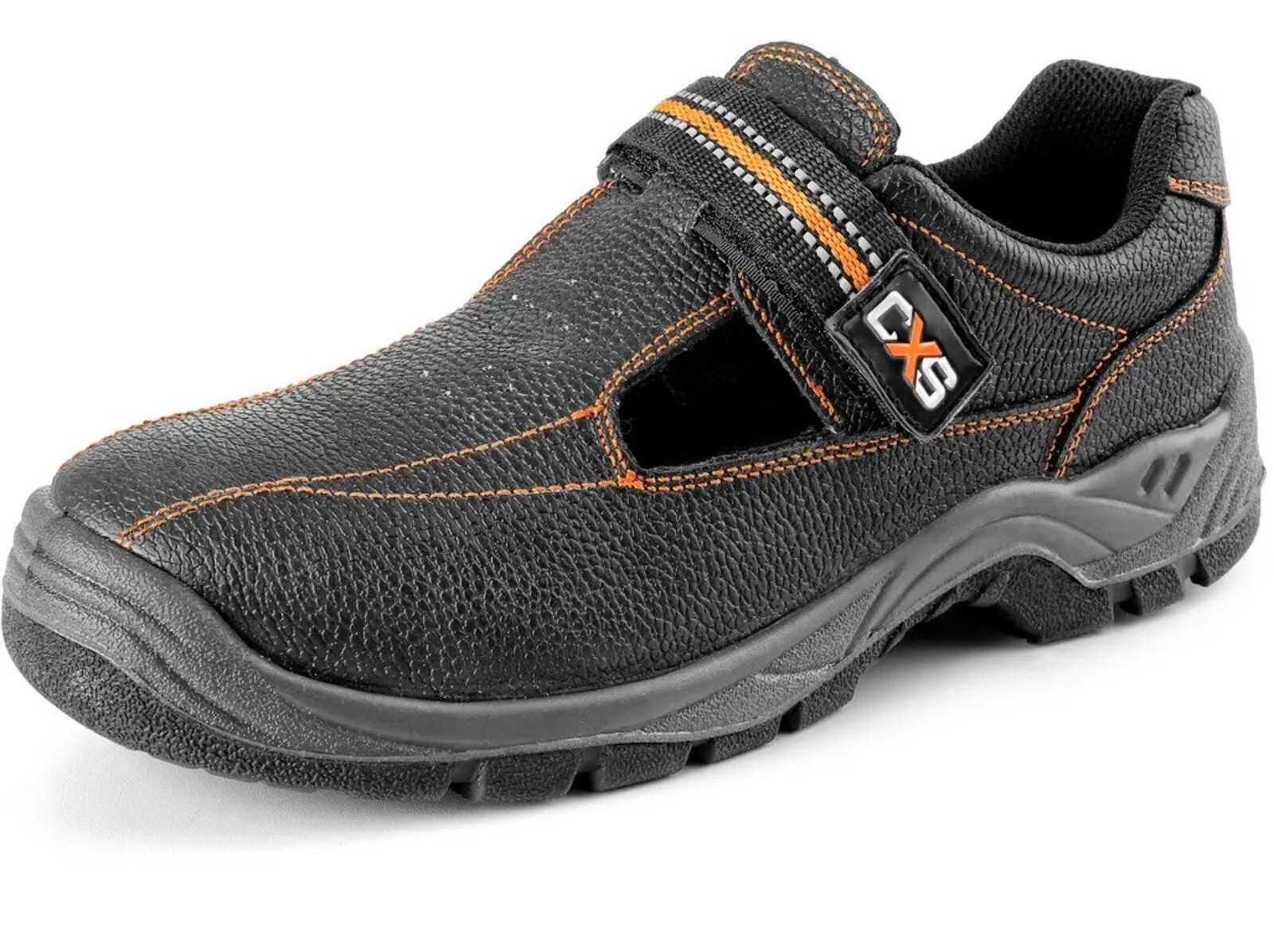 Pracovné sandále CXS Stone Nefrit O1 FO SRC - veľkosť: 50, farba: čierna/oranžová
