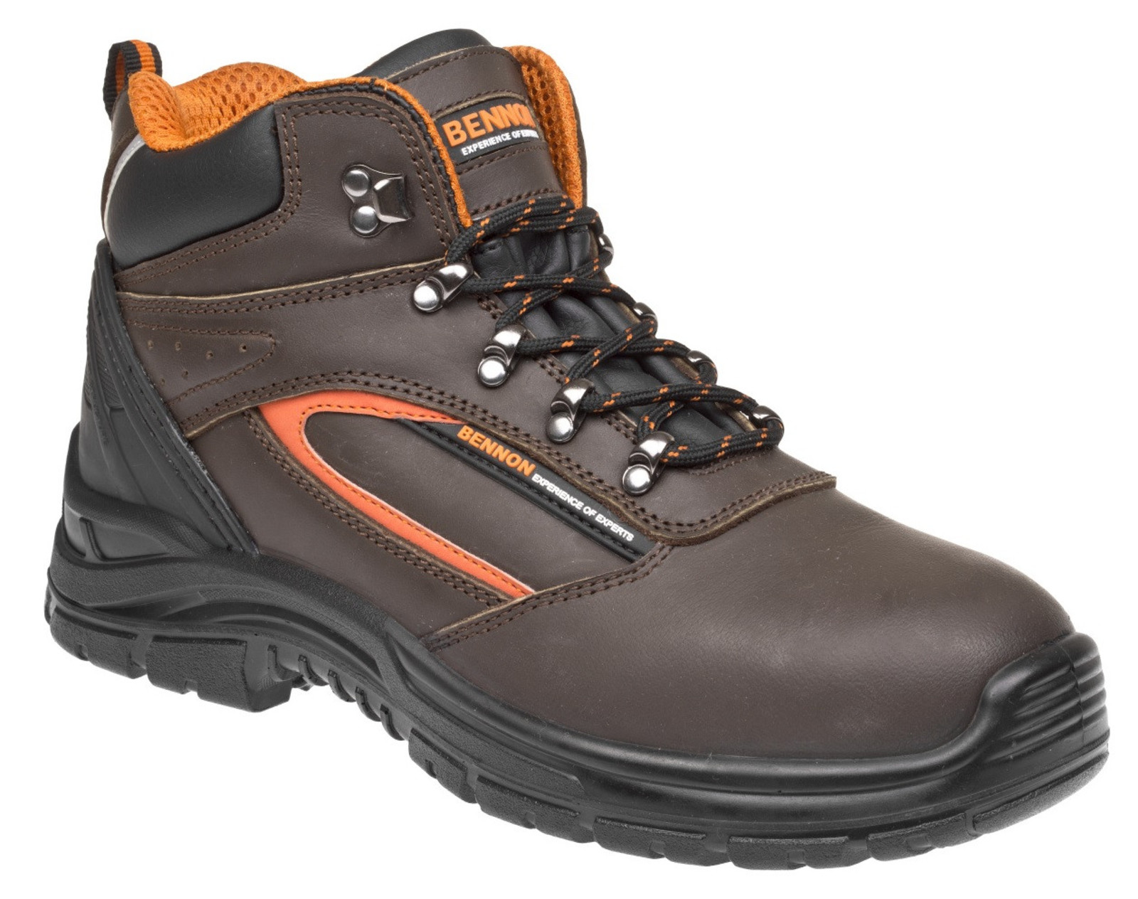 Pracovné topánky Bennon Farmis O1 - veľkosť: 46, farba: hnedá