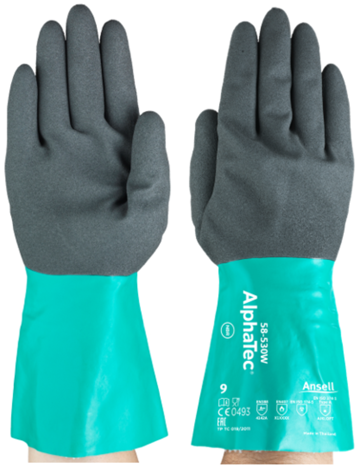 Protichemické rukavice 58-530 AlphaTec - veľkosť: 11/XXL