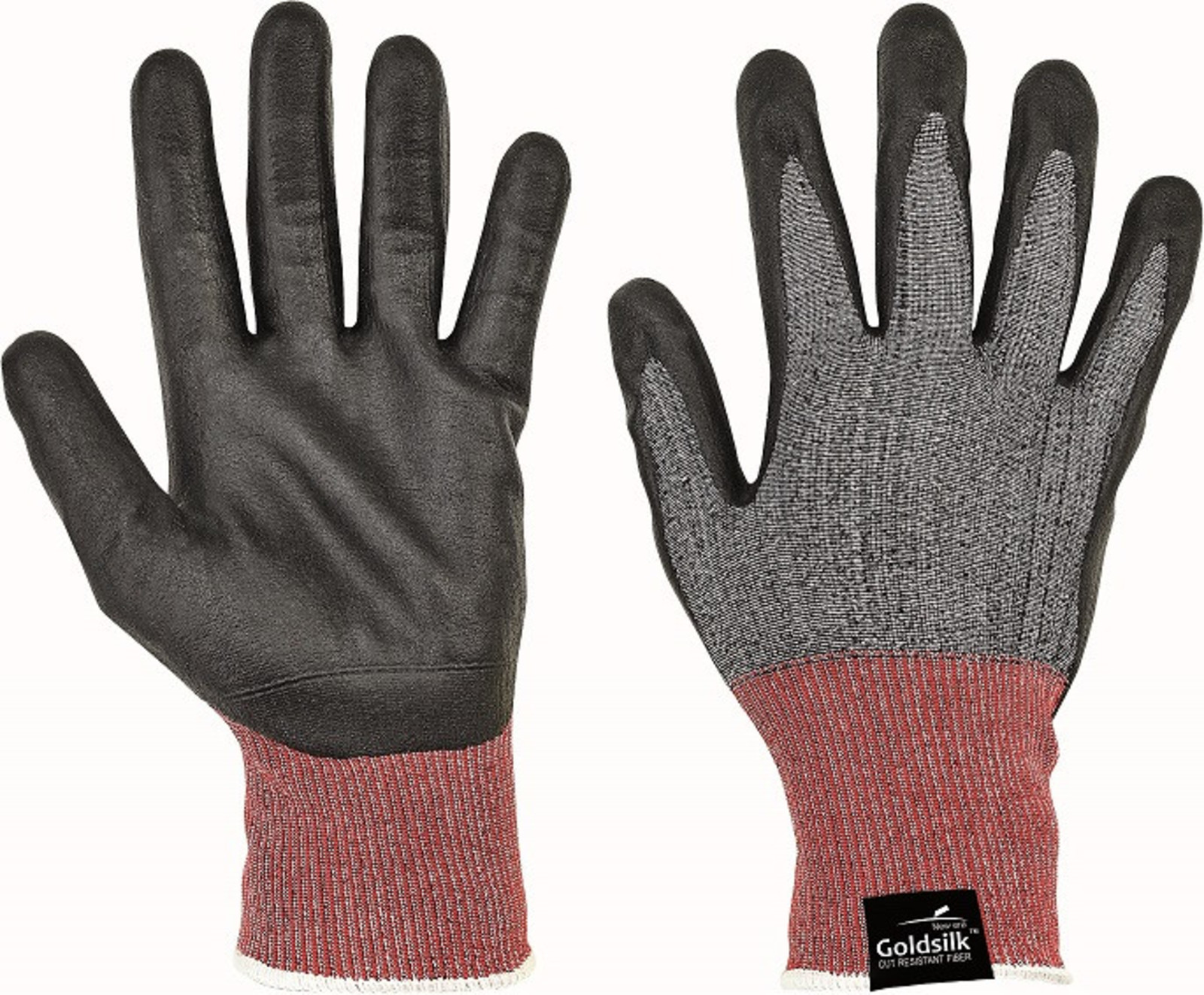 Protiporézne rukavice Free Hand Parva - veľkosť: 6/XS, farba: sivá/čierna