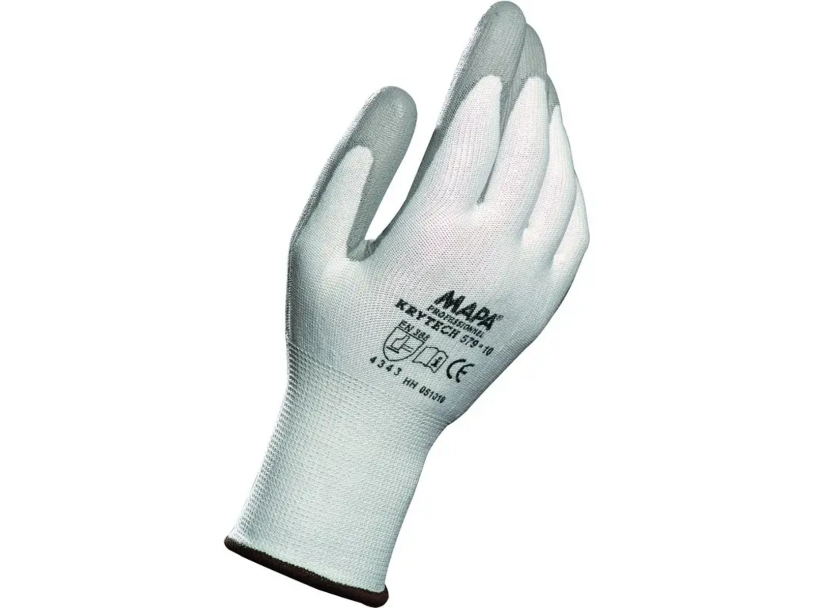 Protiporezové rukavice Mapa Krytech 579 - veľkosť: 9/L, farba: biela/sivá