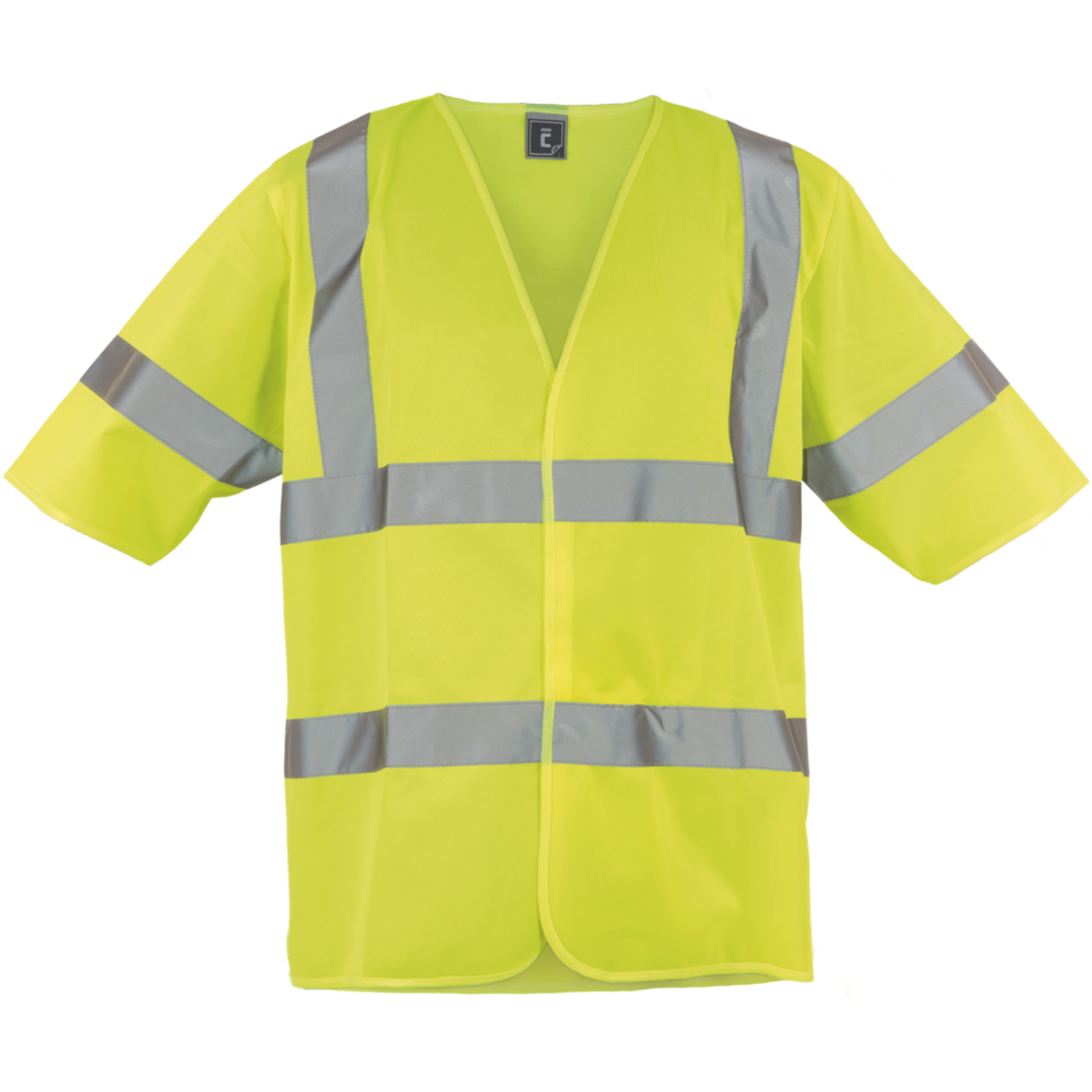 Reflexná HI-VIS vesta Cerva Yarra HV s krátkym rukávom - veľkosť: M, farba: HV žltá