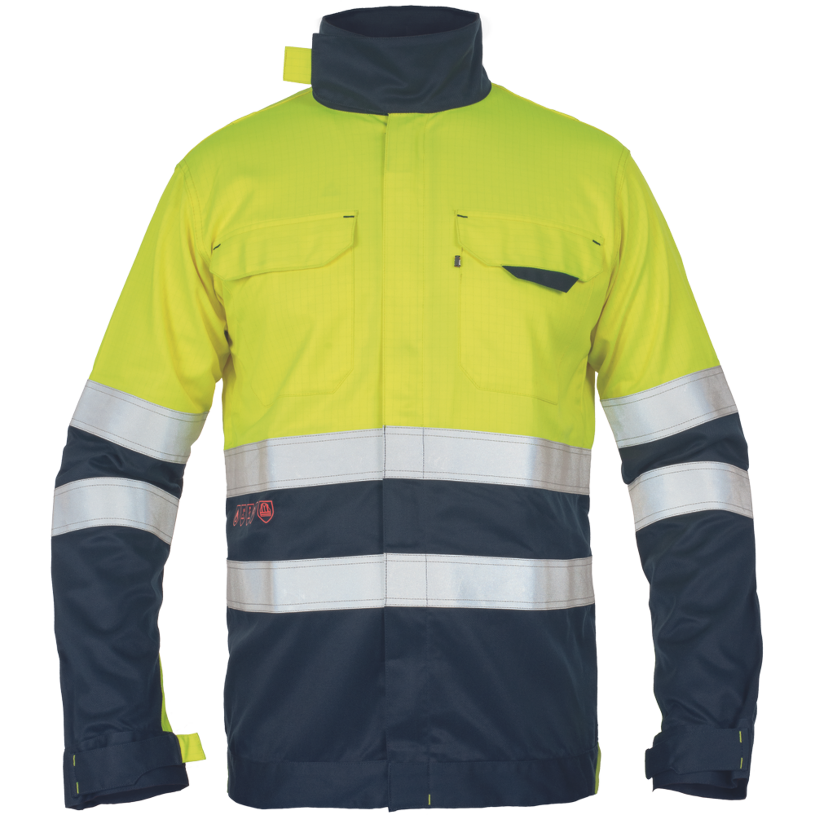 Reflexná pracovná bunda Cerva Multinorm String PM HV - veľkosť: XS, farba: žltá/navy